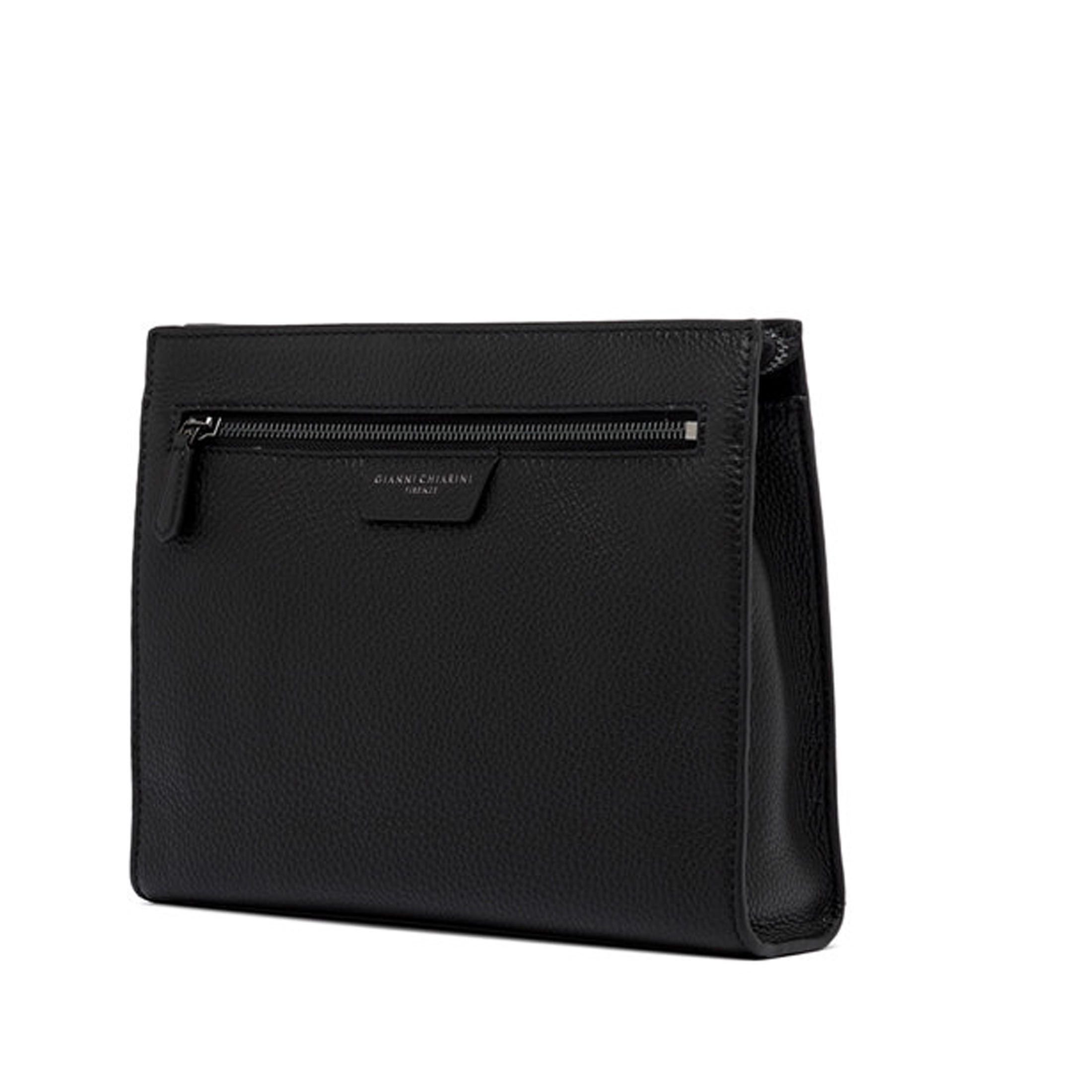 Marcella club pochette in pelle martellata da uomo