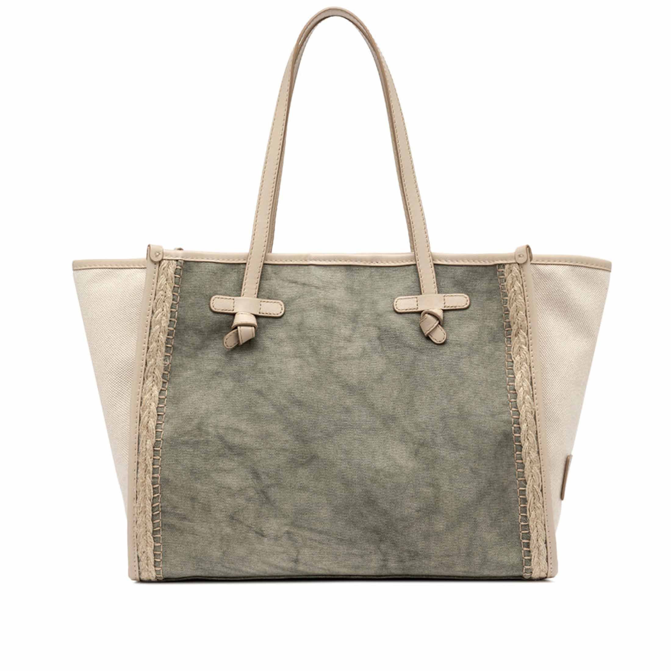 Marcella club shopping sev in canvas e pelle  da donna