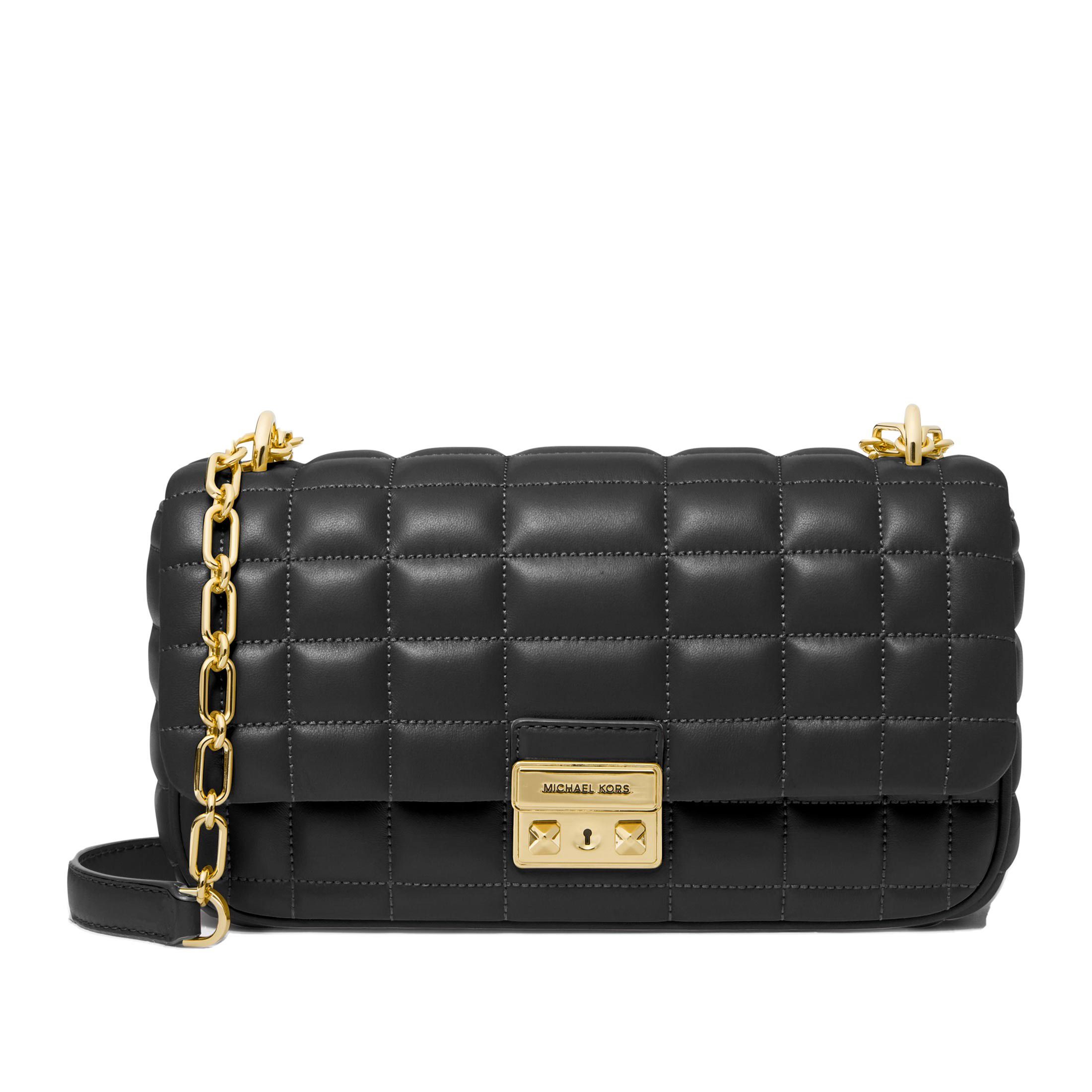 Michael kors borsa shoulder large conv chain in pelle da donna