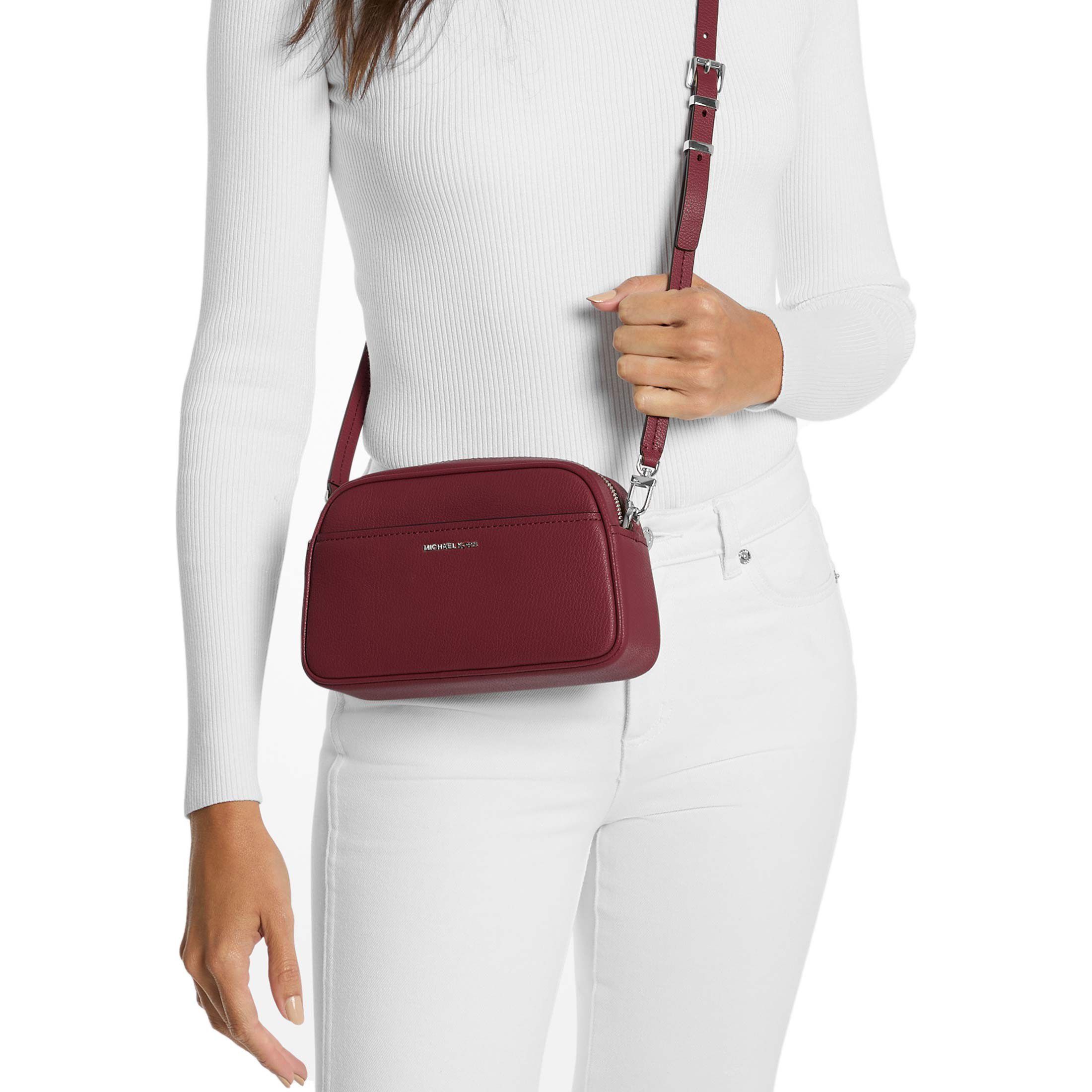 Michael kors crossbody jet set small camera xbody in pelle da donna