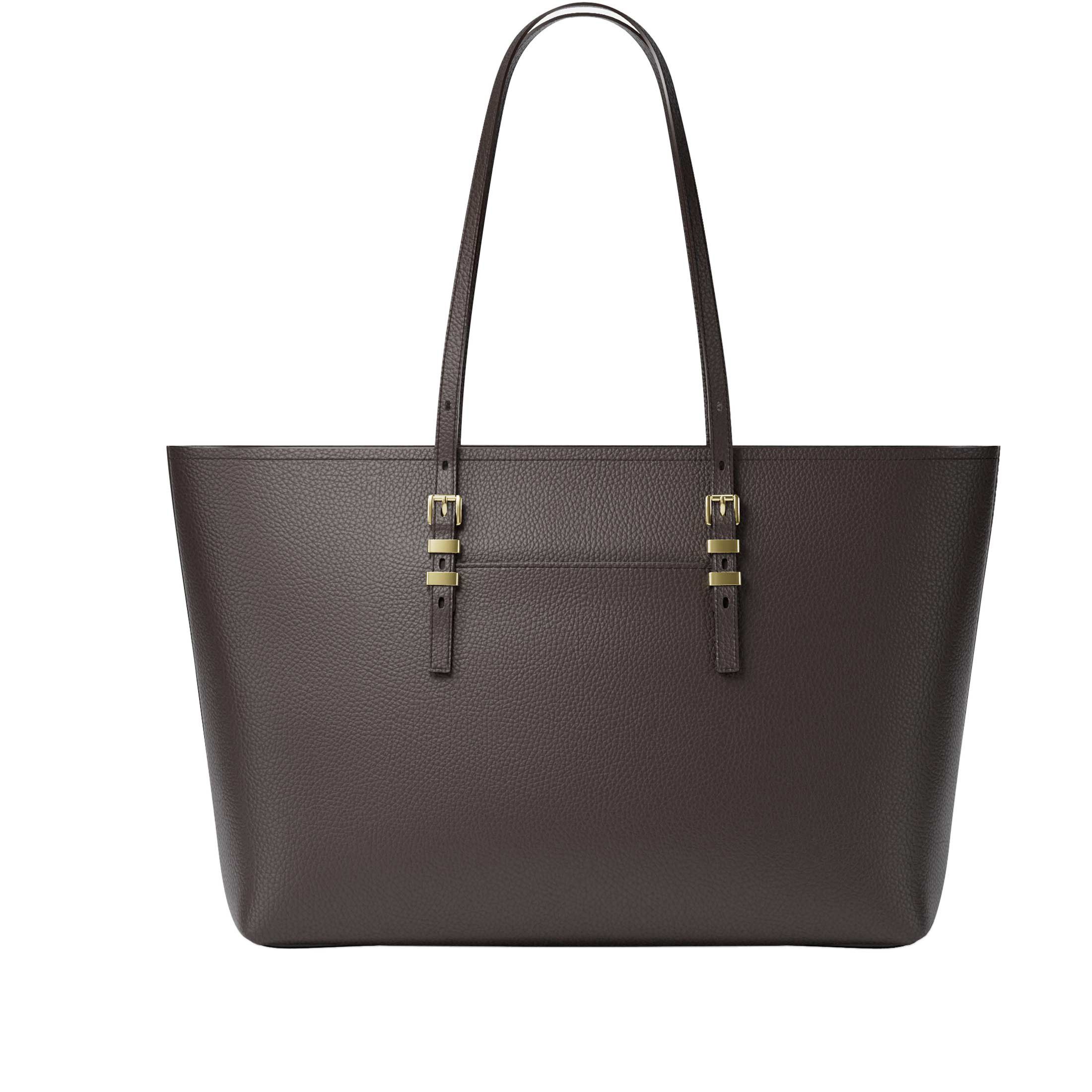 Michael kors shopping quinn tote large in pelle da donna
