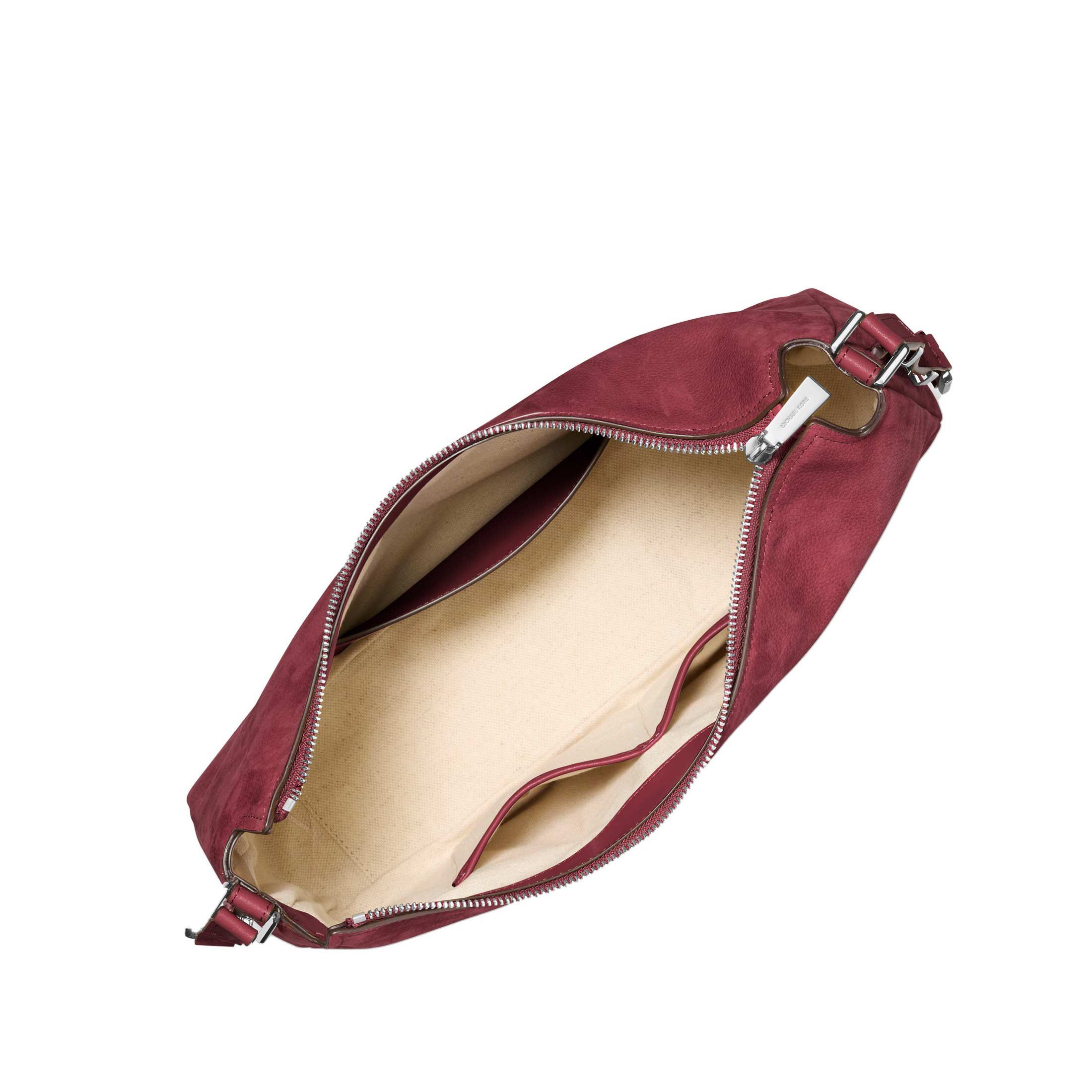 Michael kors shoulder medium nolita in camoscio da donna