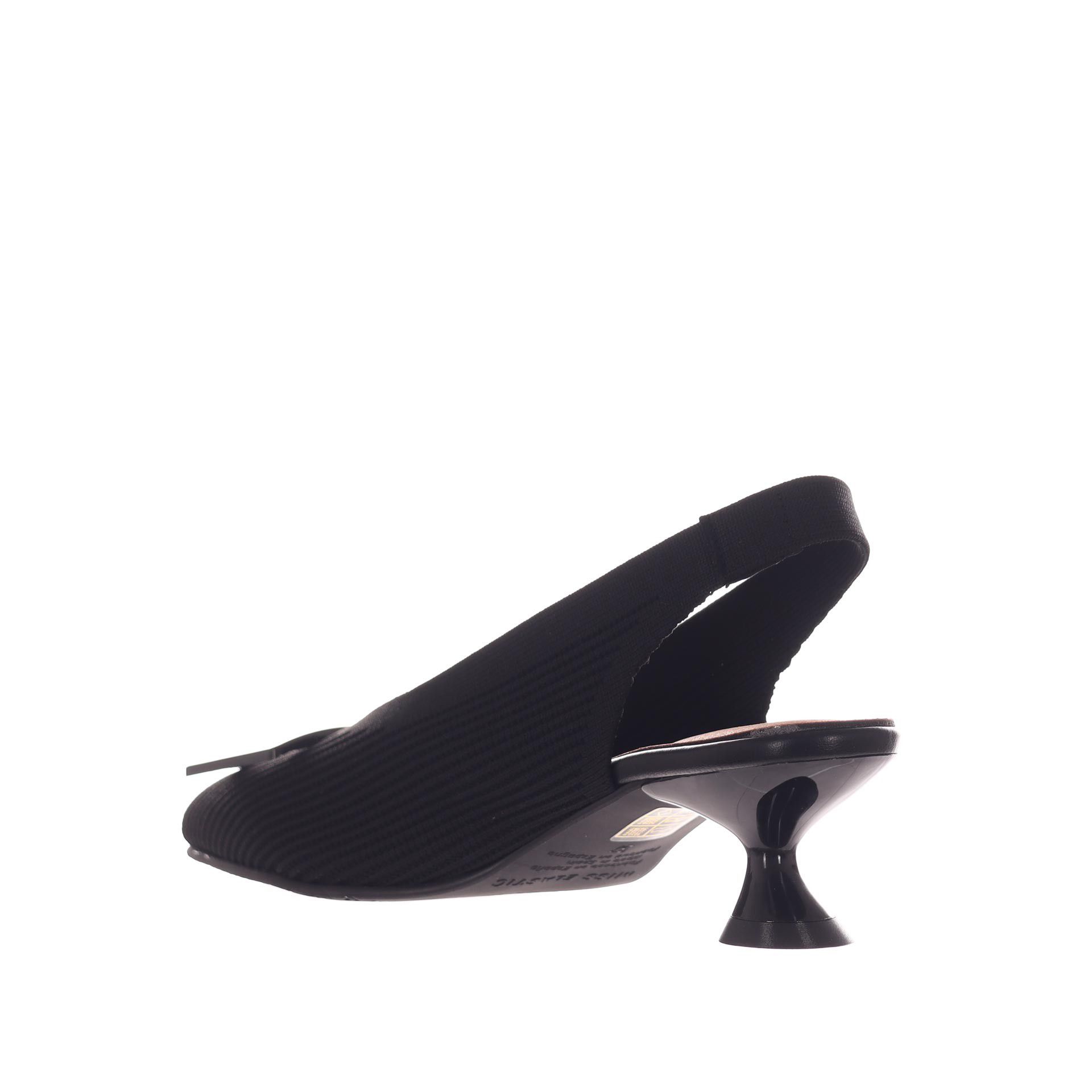 Miss elastic décolleté slingback a punta in tessuto da donna