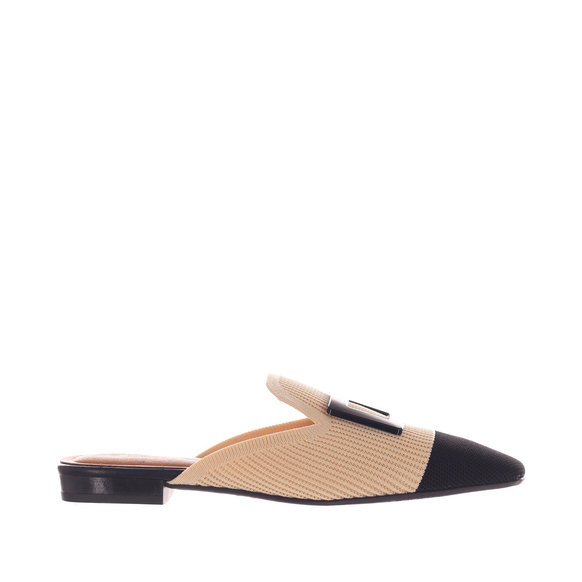 Miss elastic sabot in tessuto con dettaglio metallico da donna