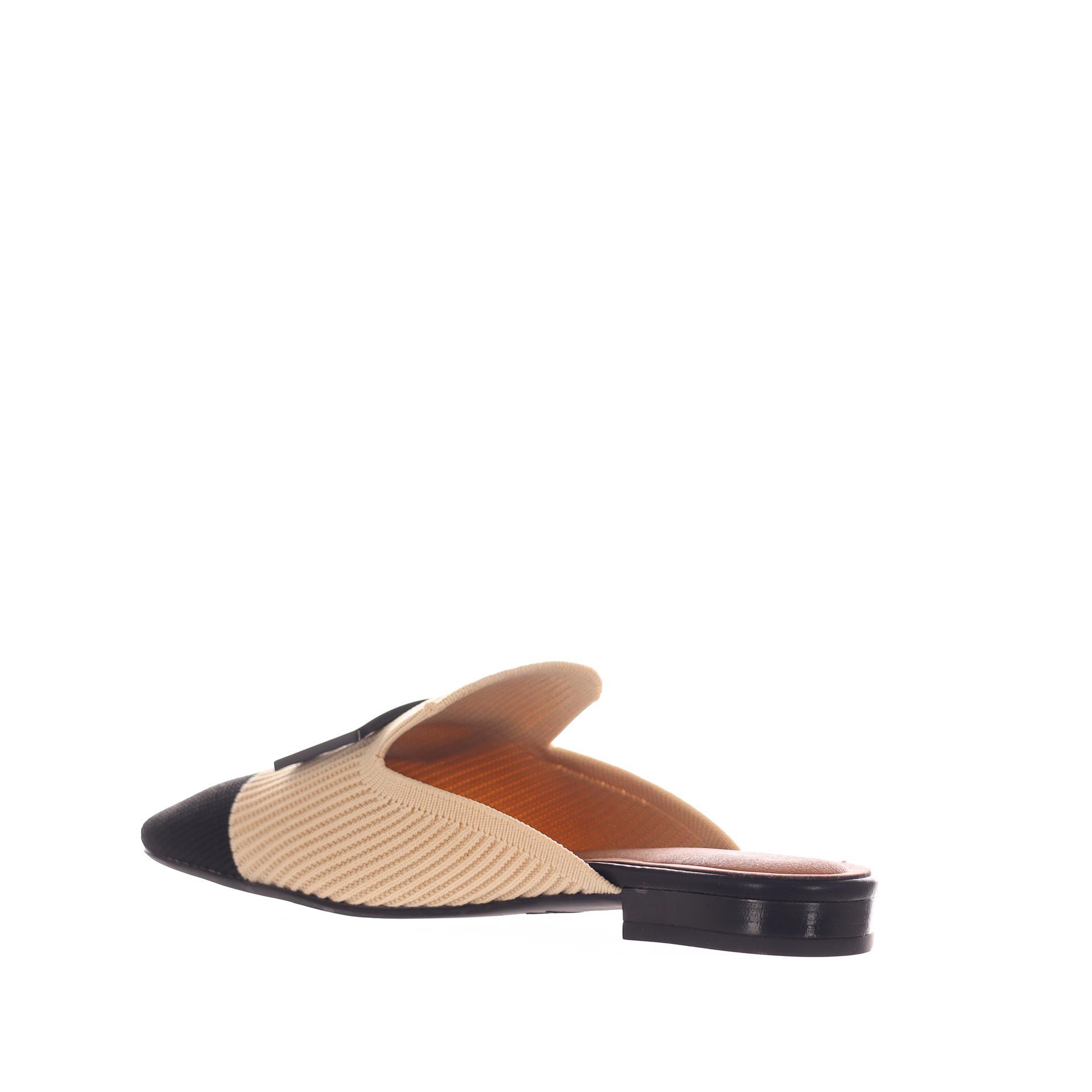 Miss elastic sabot in tessuto con dettaglio metallico da donna