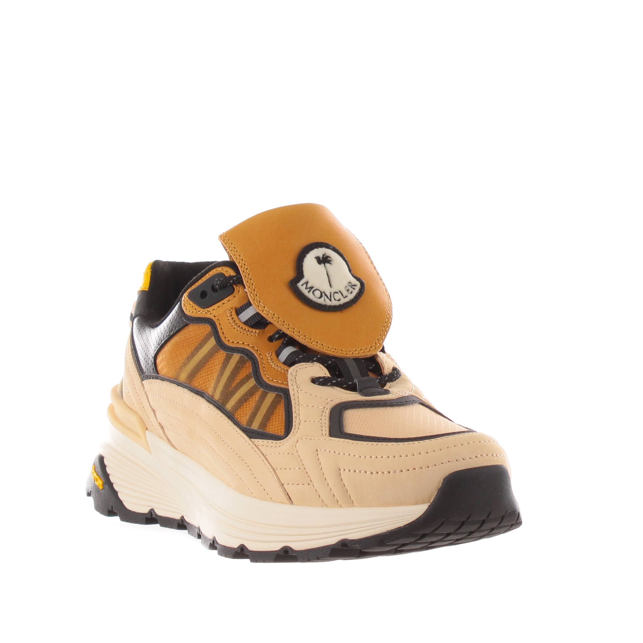 Moncler sneaker palm lite runner in pelle da uomo