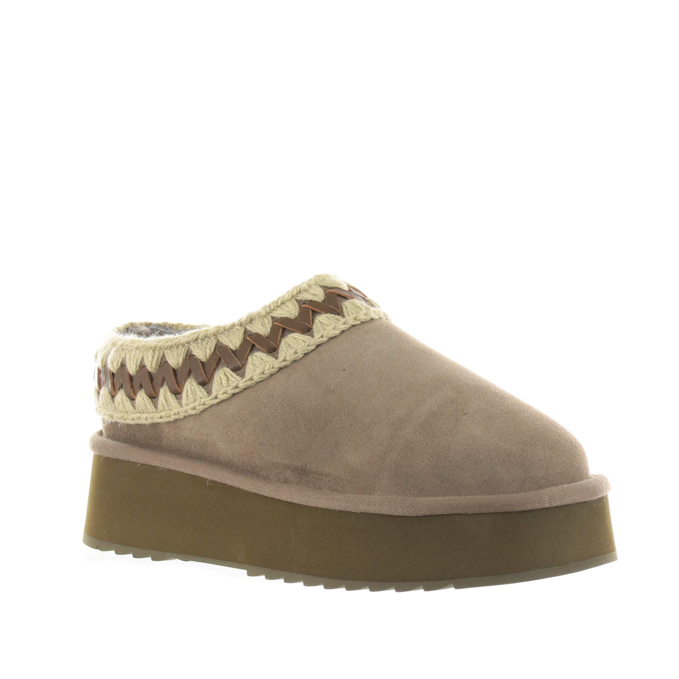 Mou sabot platform clog in suede  da donna