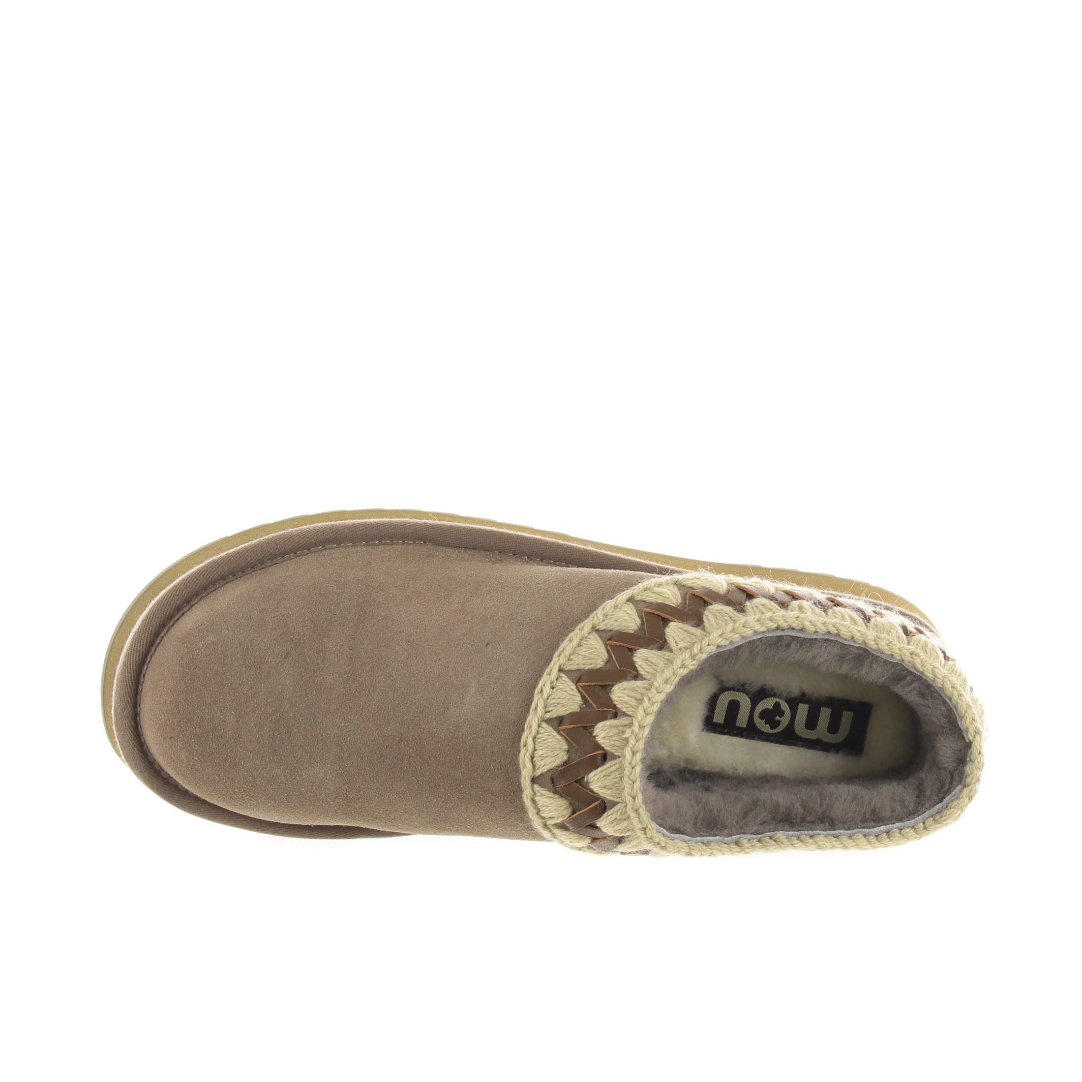 Mou sabot platform clog in suede  da donna