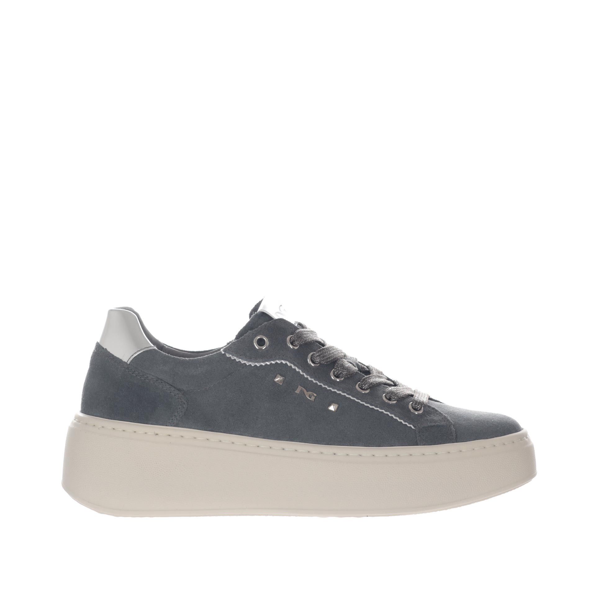 Nero giardini sneaker in camoscio da donna