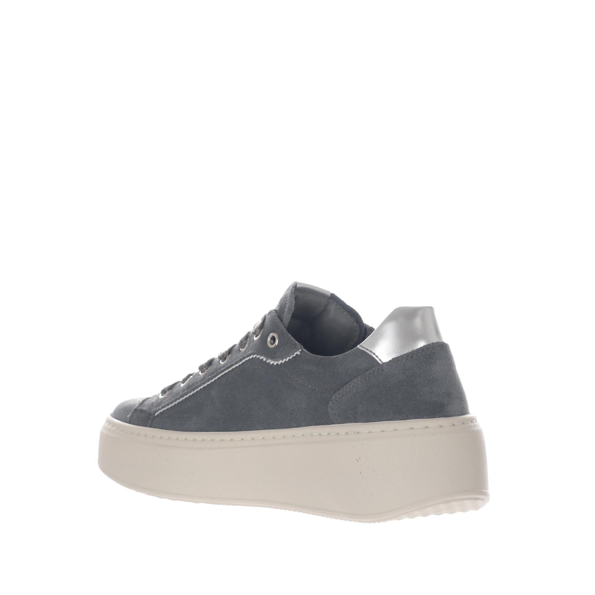 Nero giardini sneaker in camoscio da donna