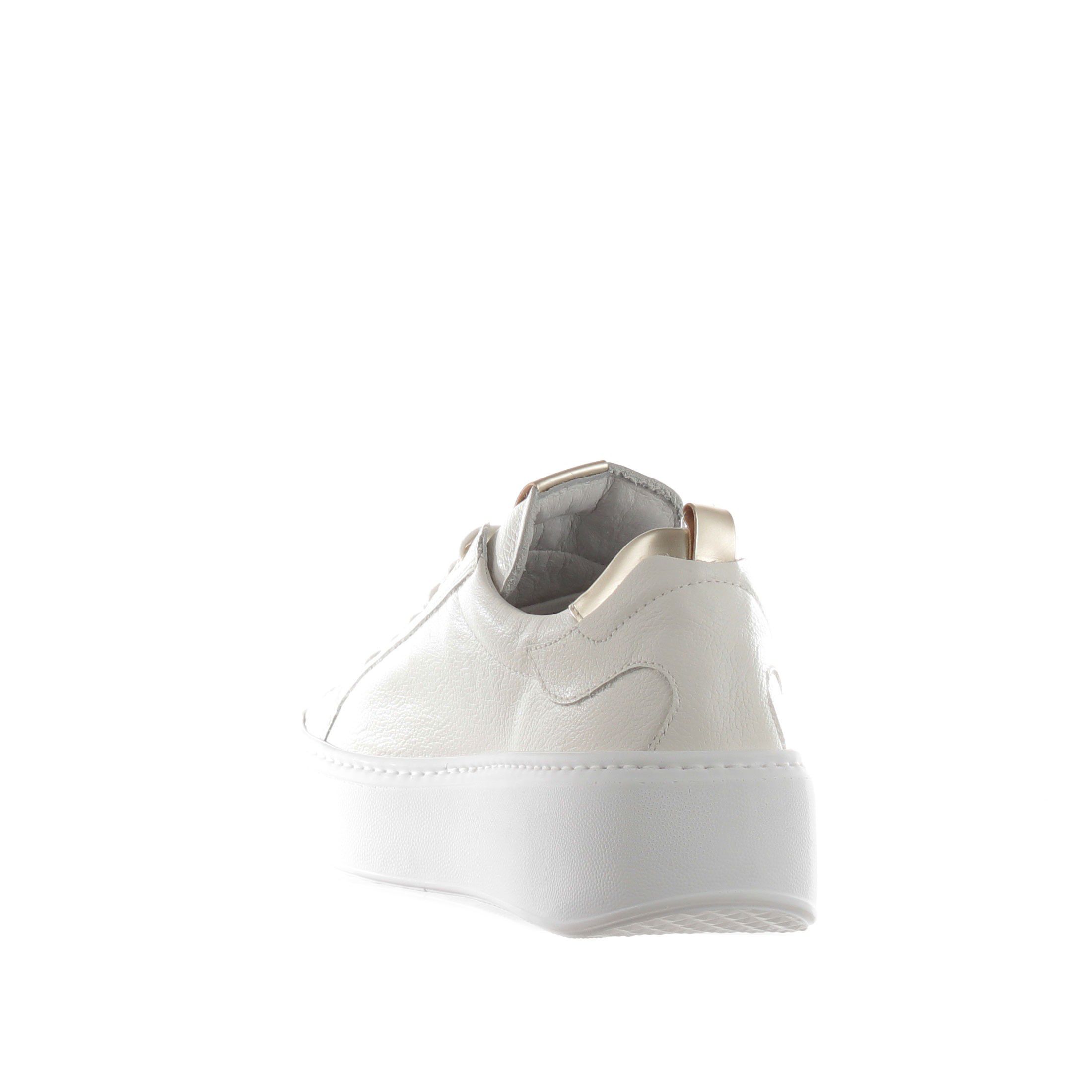 Nero giardini sneaker in pelle con zip da donna