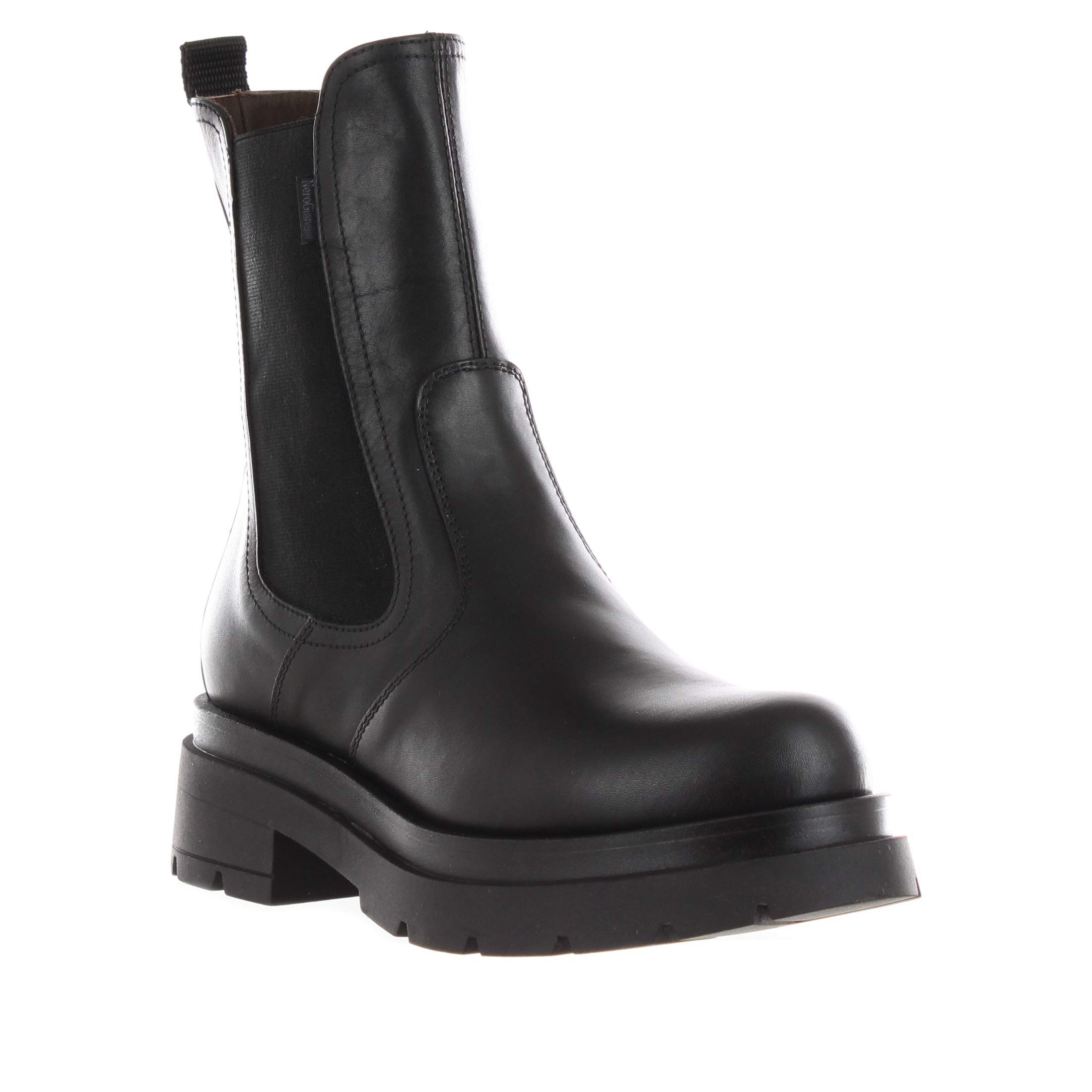 Nero giardini stivaletto beatles in pelle da donna