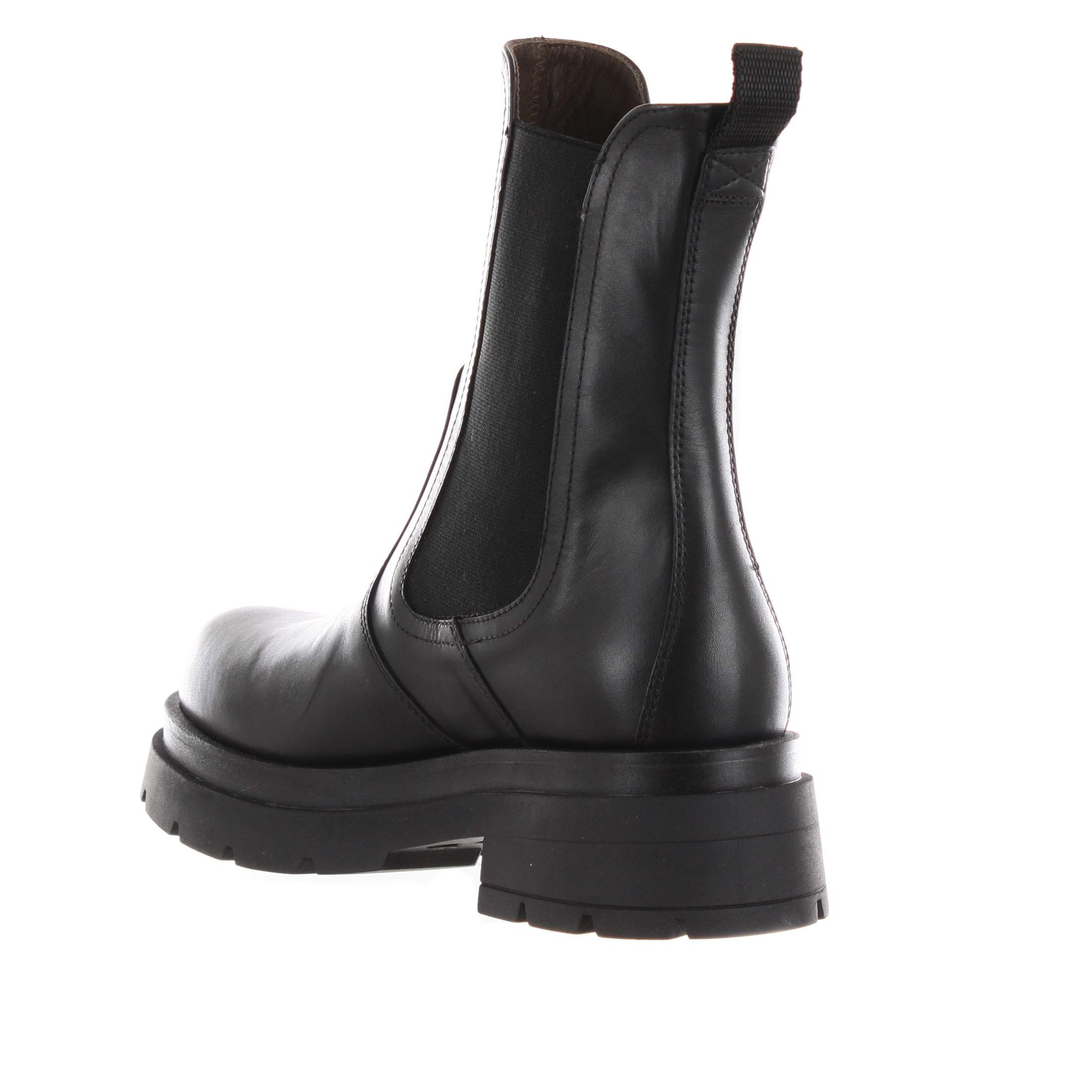 Nero giardini stivaletto beatles in pelle da donna