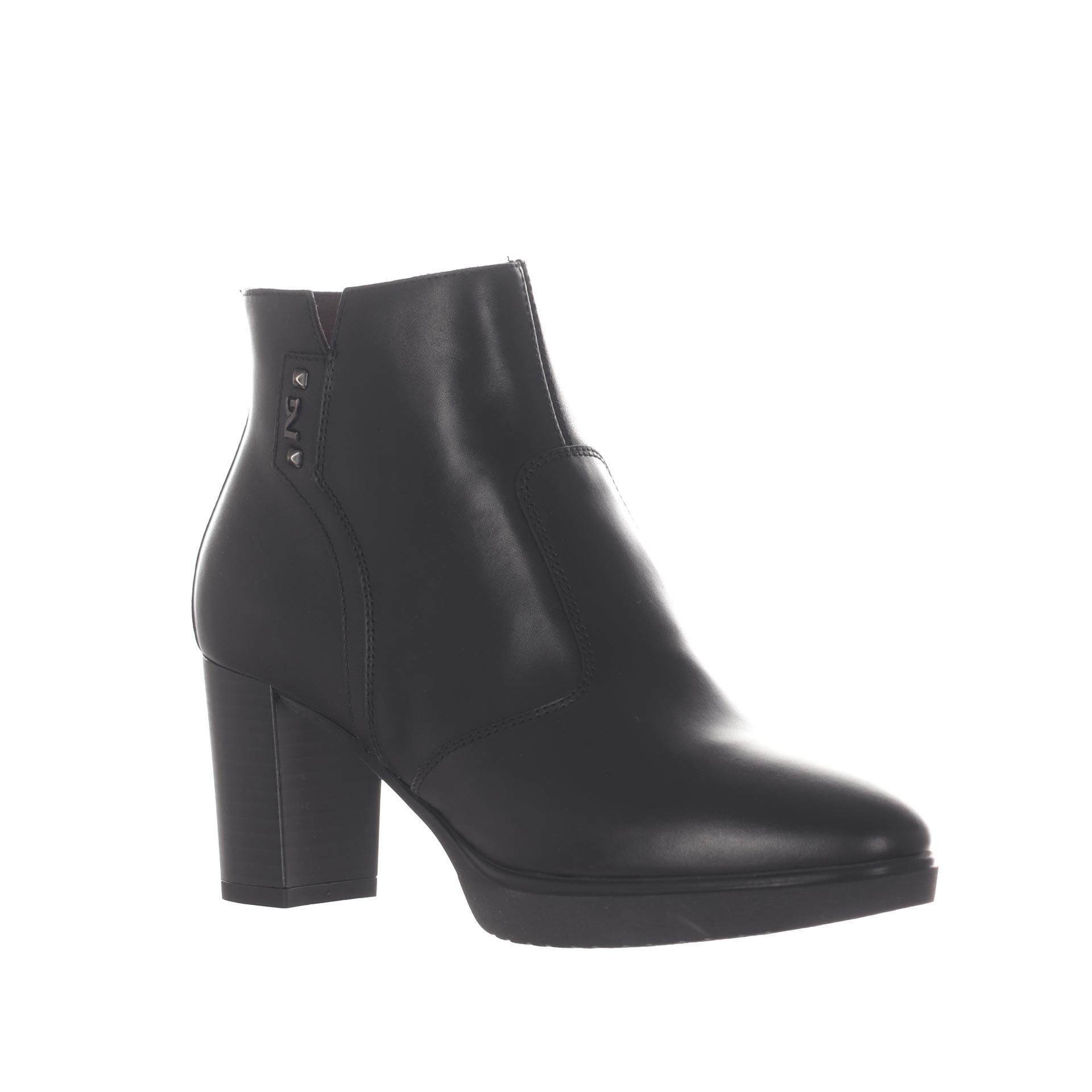 Nero giardini stivaletto in pelle con dettaglio decorativo da donna
