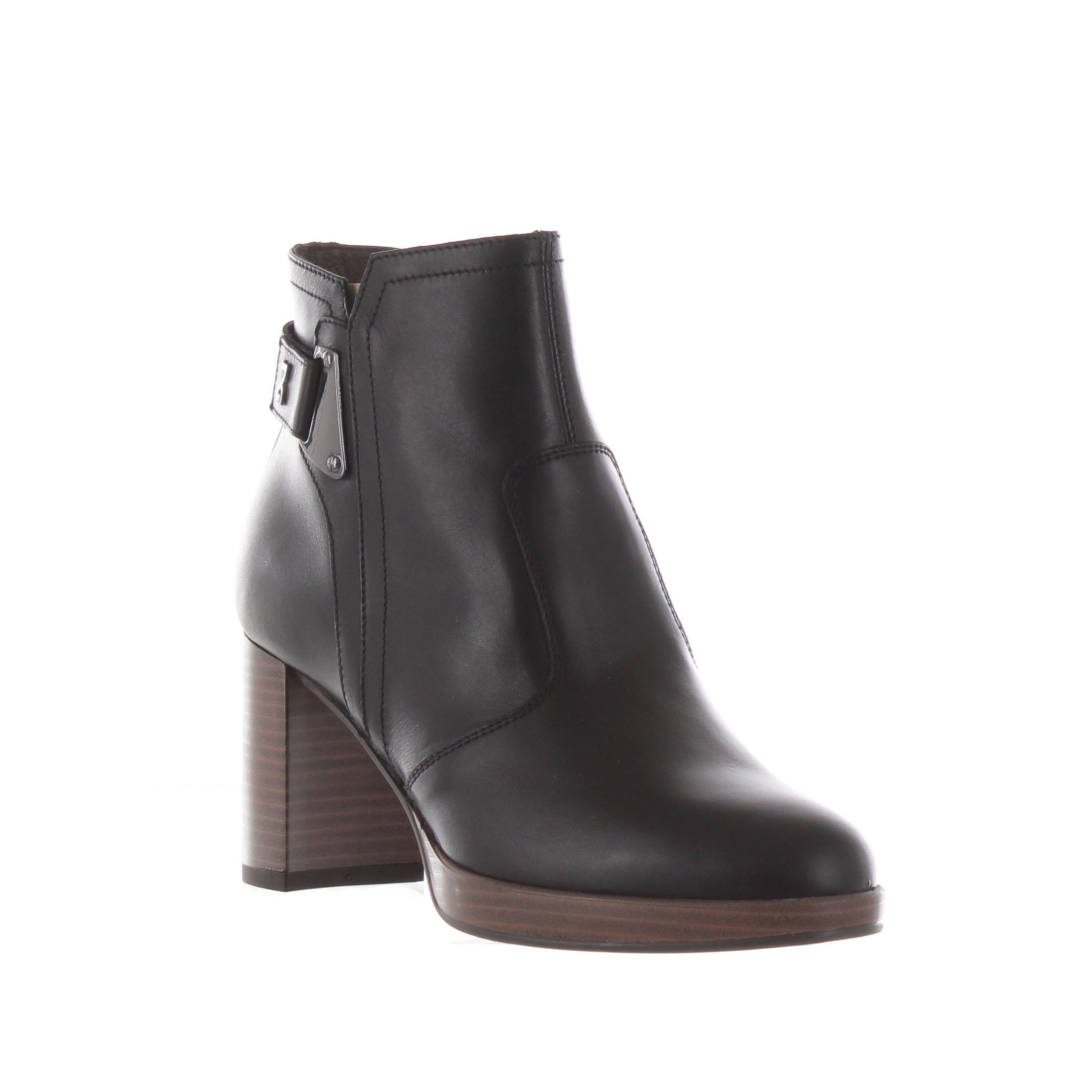 Nero giardini stivaletto in pelle con dettaglio decorativo da donna