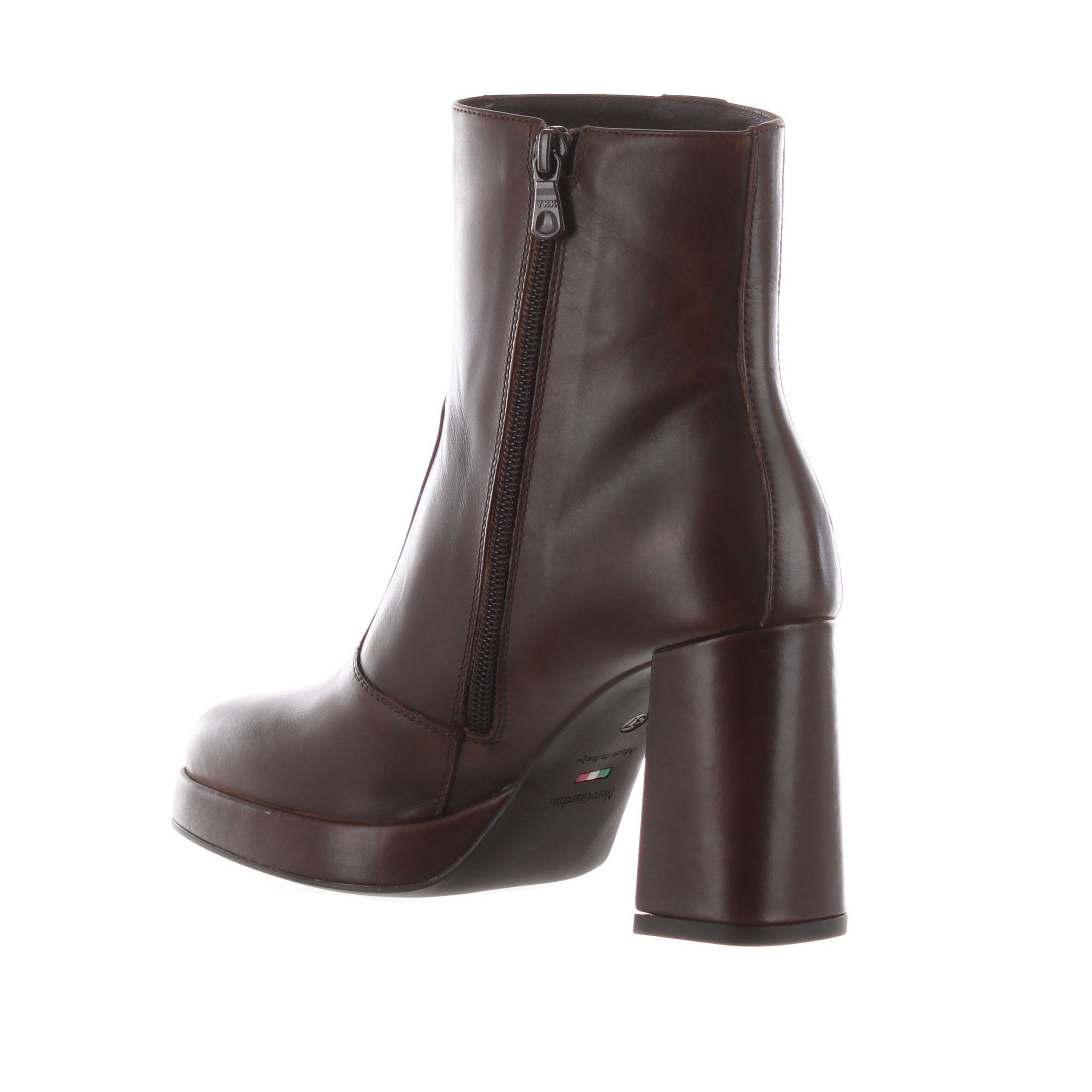 Nero giardini stivaletto in pelle con dettaglio decorativo da donna