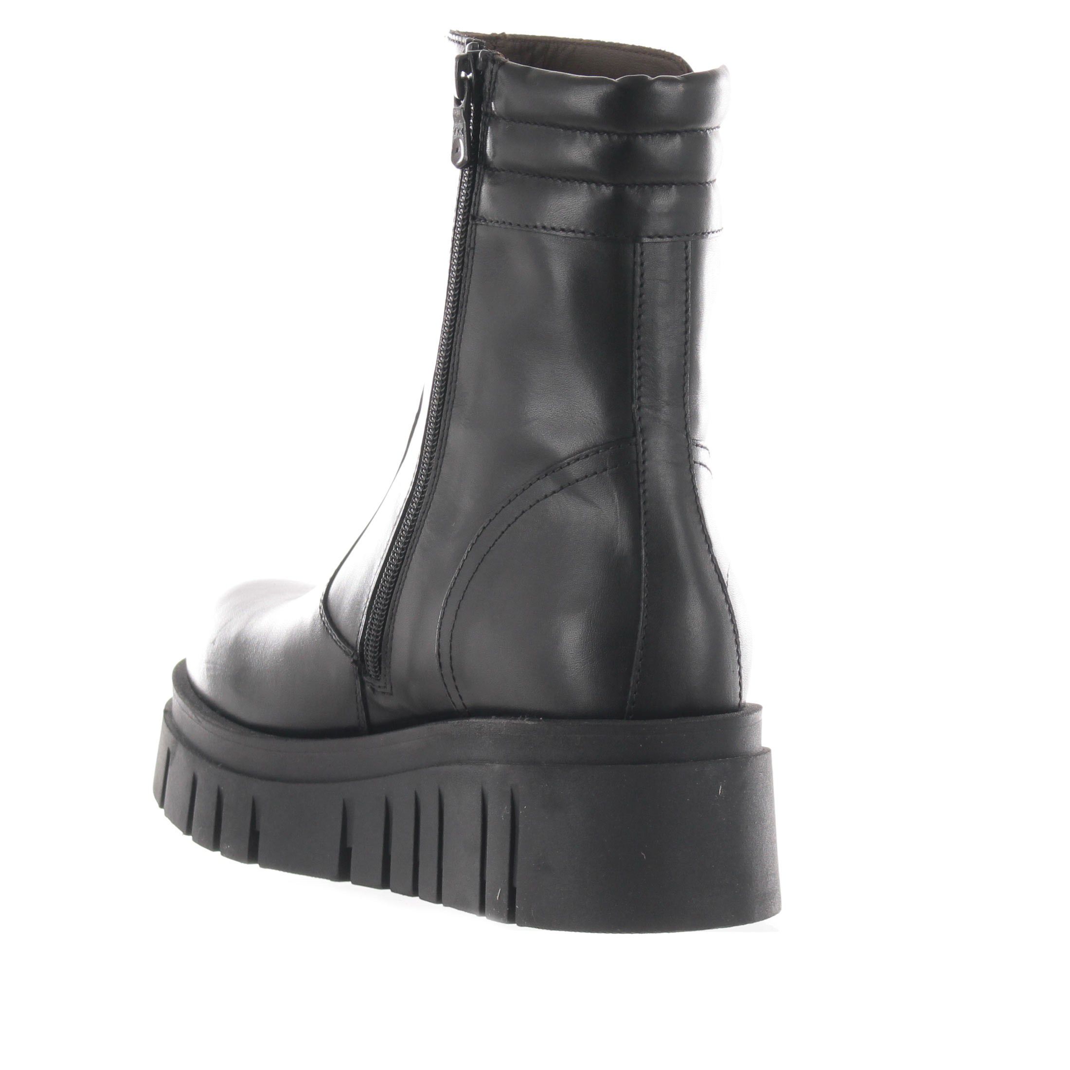 Nero giardini stivaletto in pelle con zip da donna