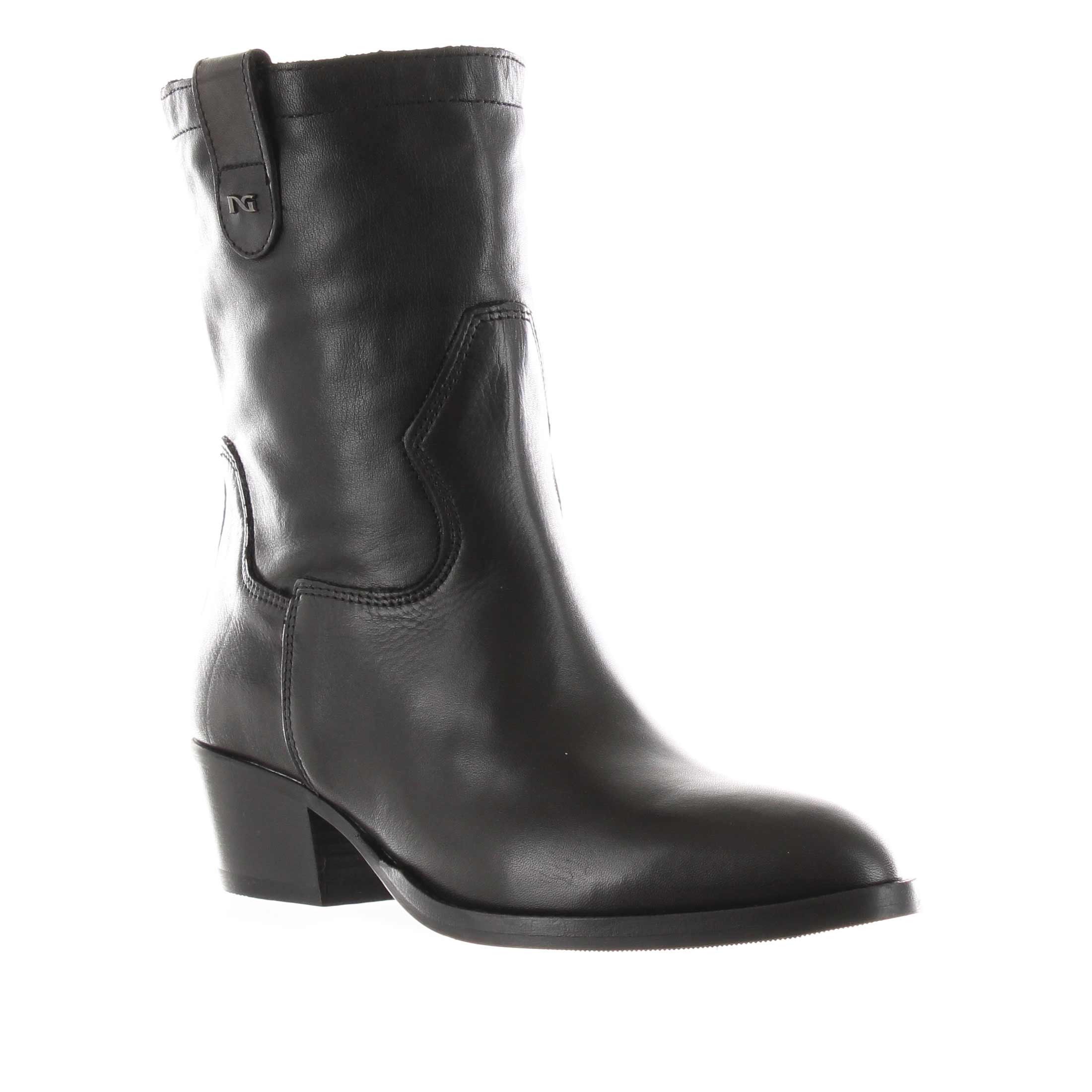 Nero giardini stivaletto in pelle da donna