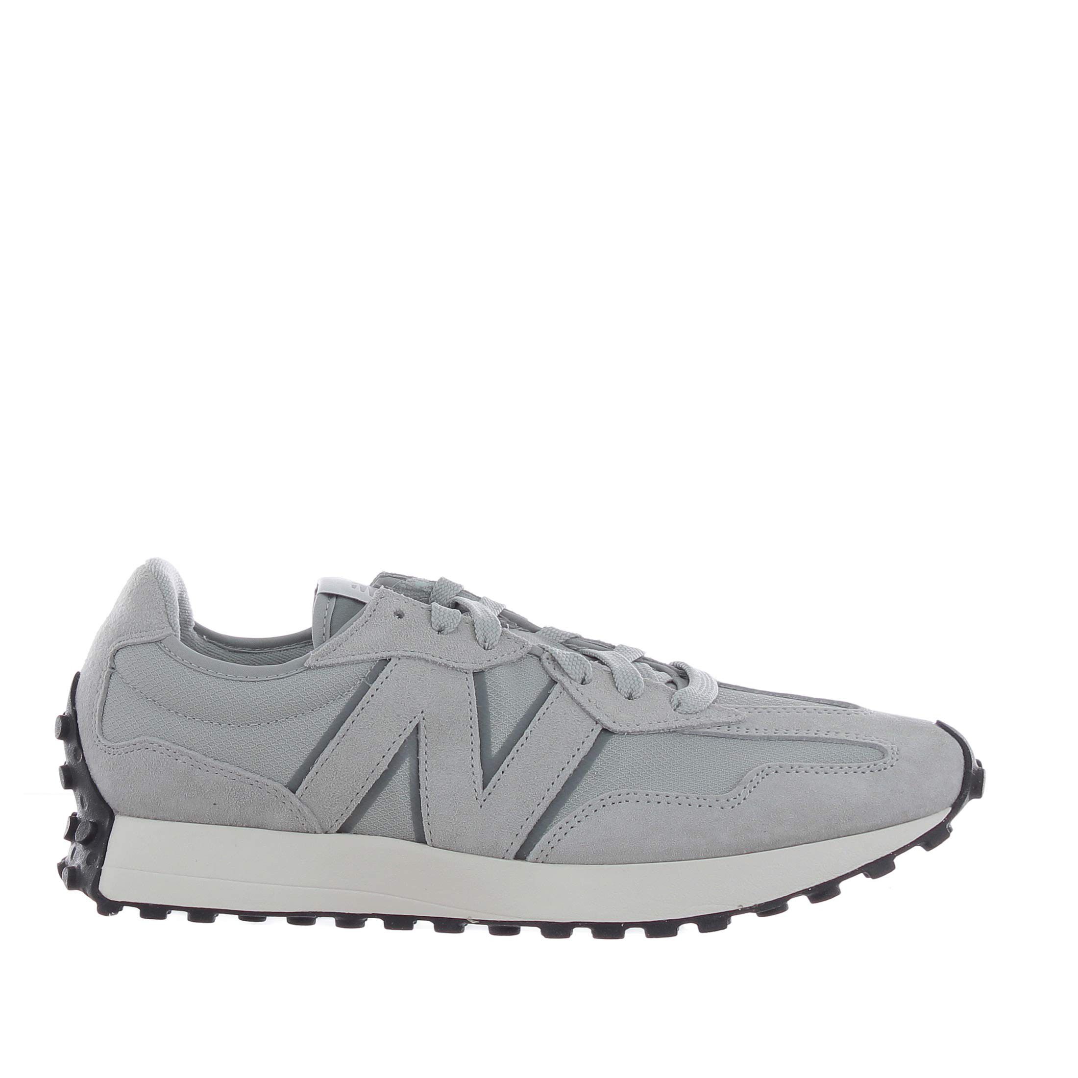 New balance sneaker 327 in camoscio e mesh da uomo