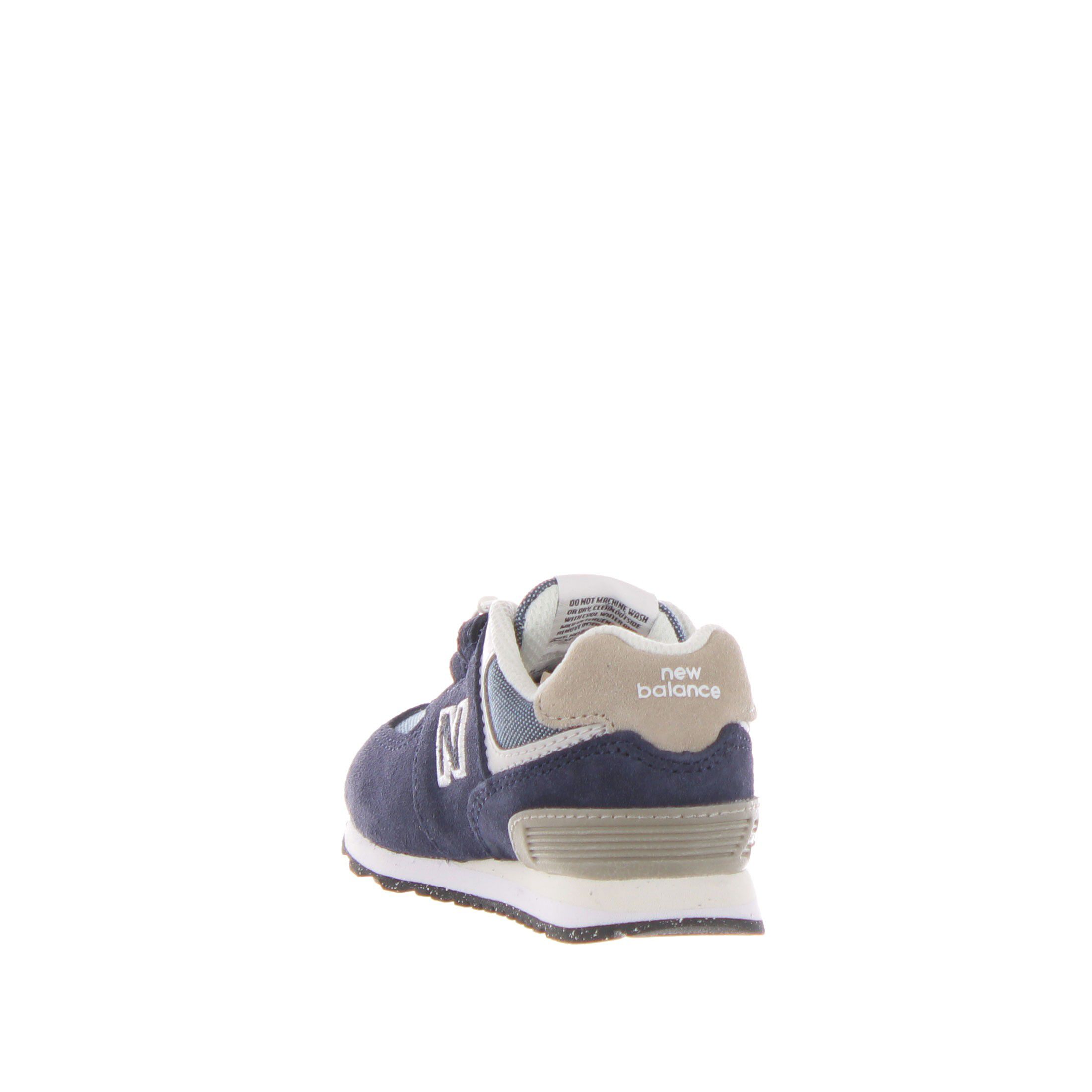 New balance sneaker 574 hook loop in camoscio con strappo da bambino