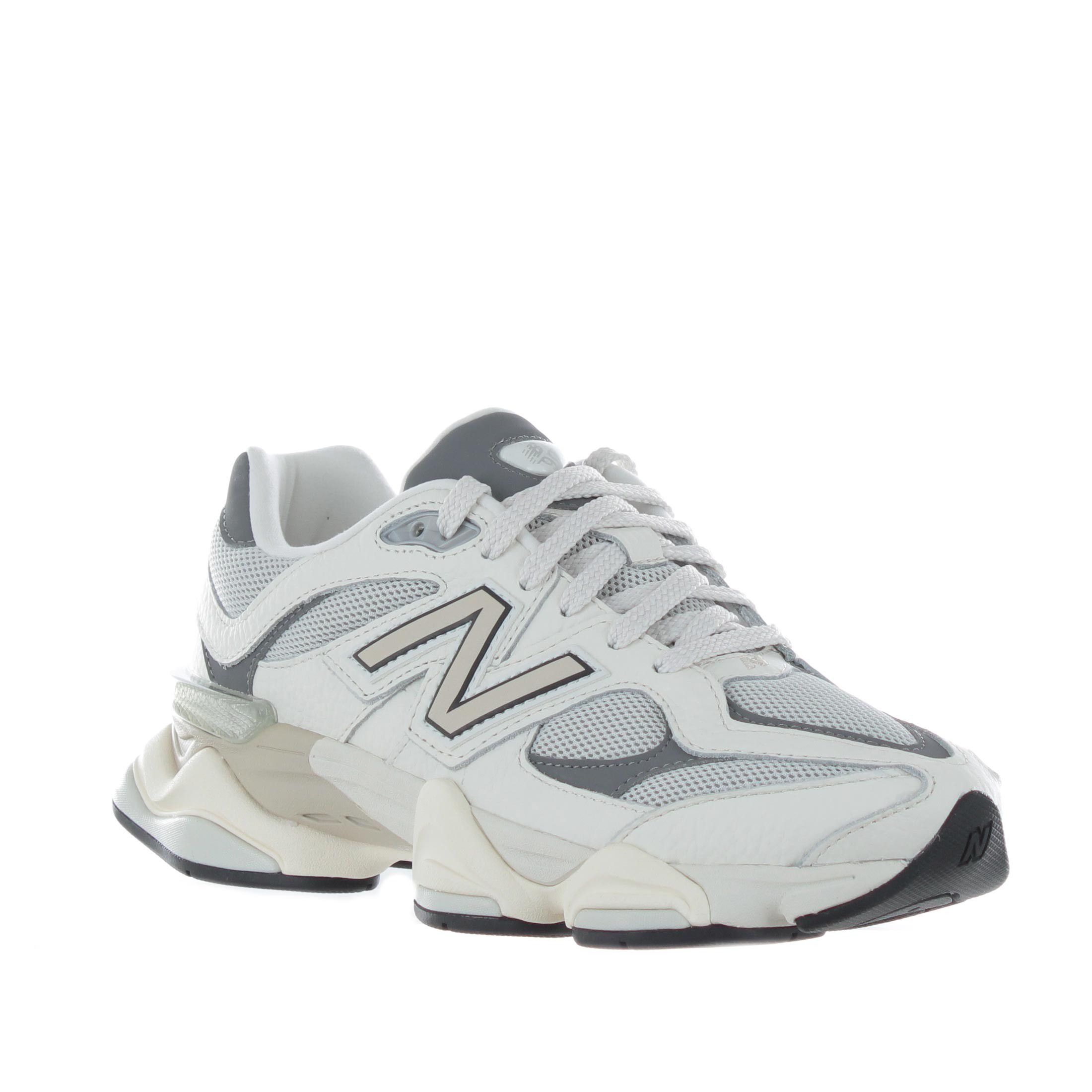 New balance sneaker 9060 in ecopelle da uomo