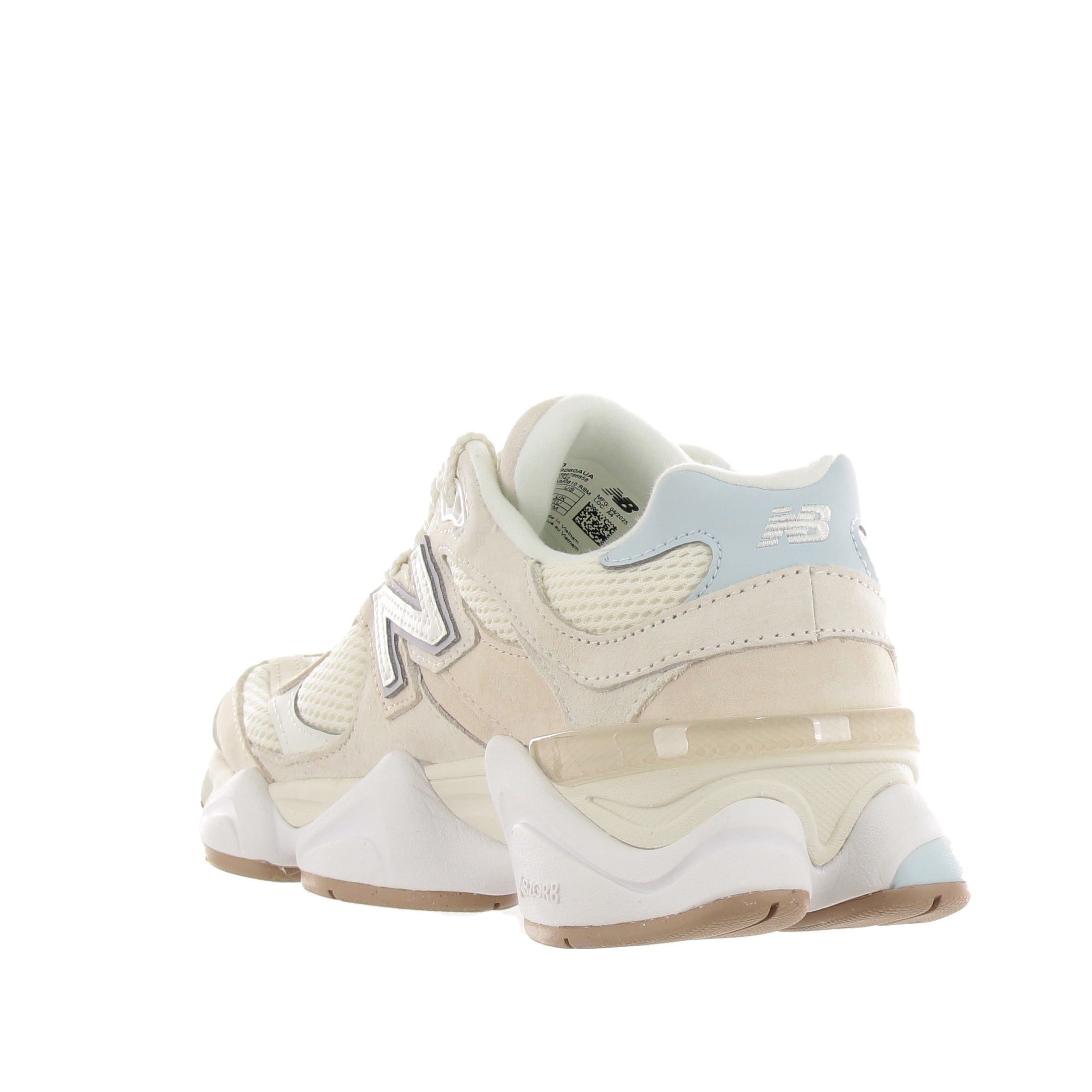New balance sneaker 9060 in mesh e suede da donna