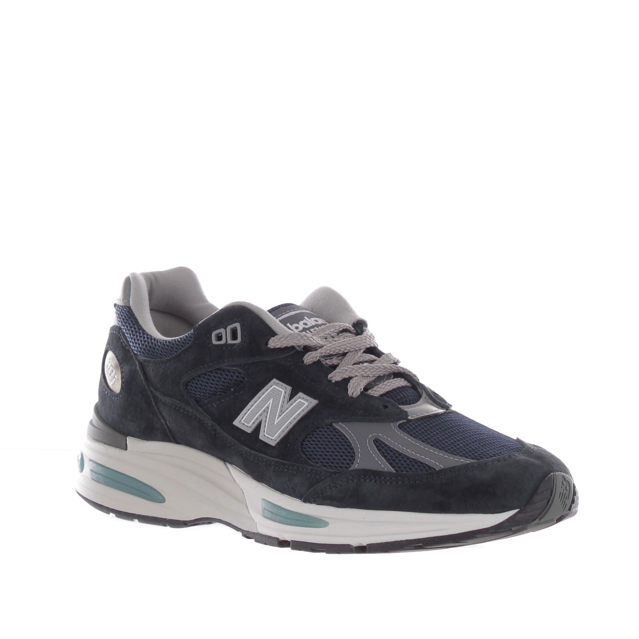 New balance sneaker 991 in camoscio e mesh da uomo