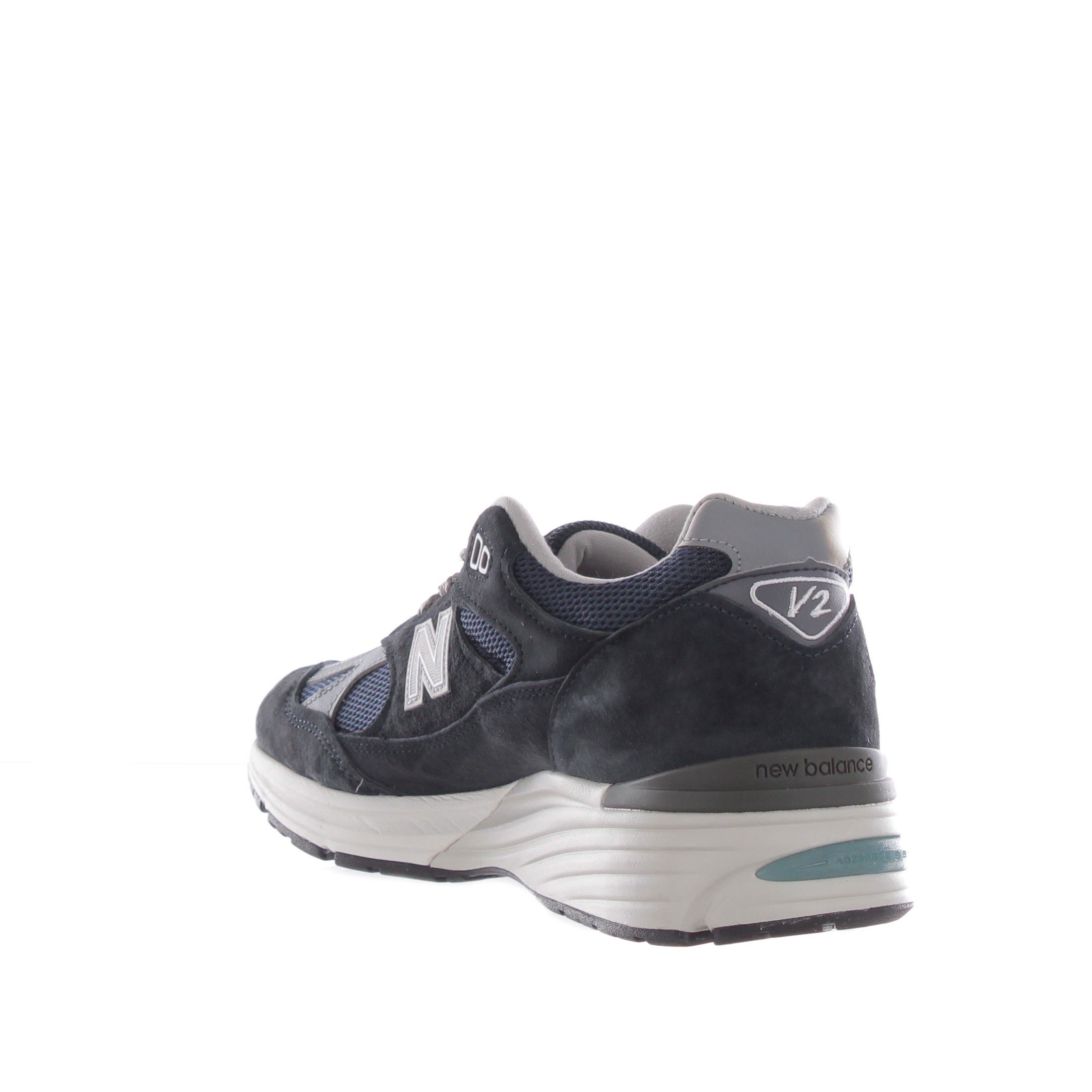 New balance sneaker 991 in camoscio e mesh da uomo