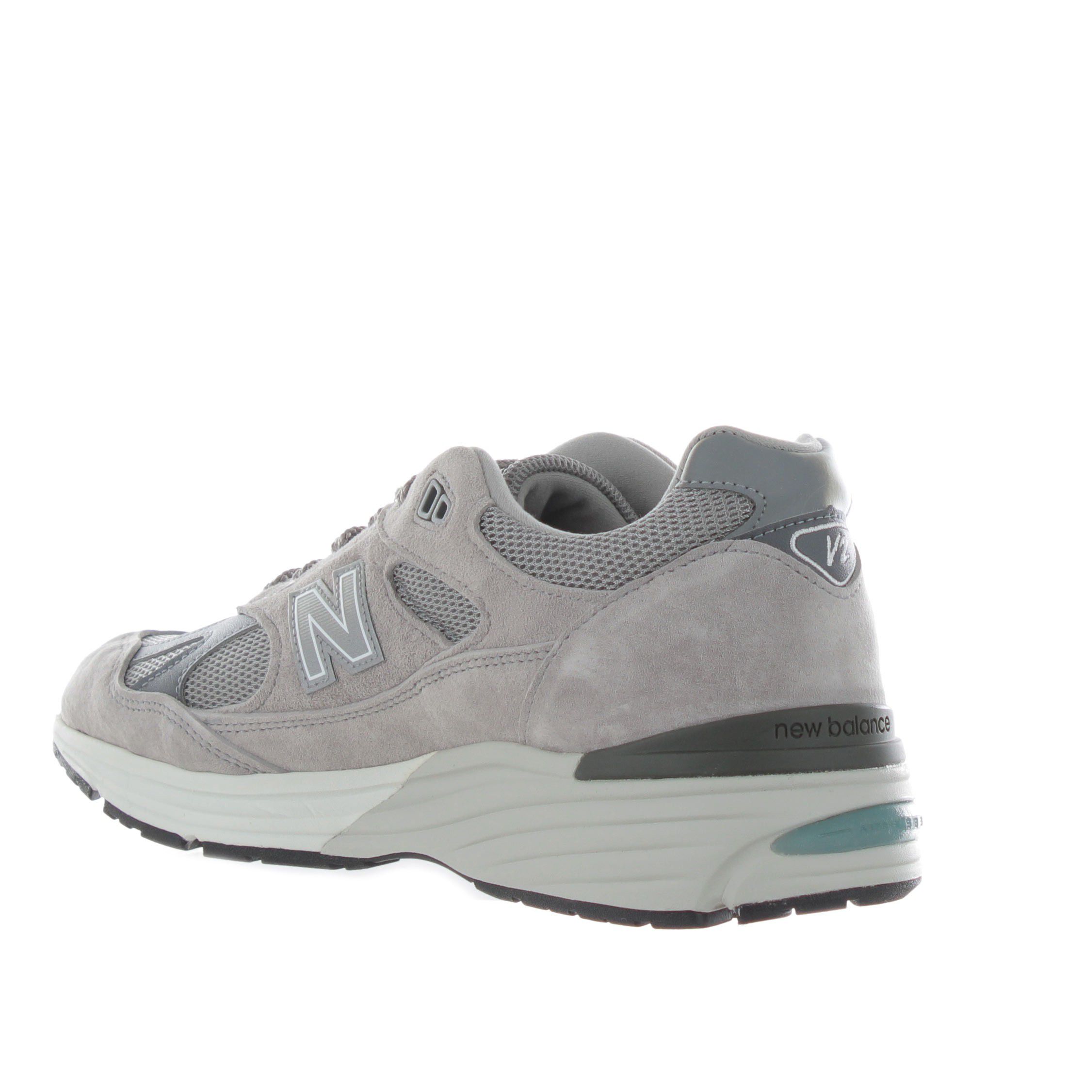 New balance sneaker 991 in camoscio e mesh da uomo