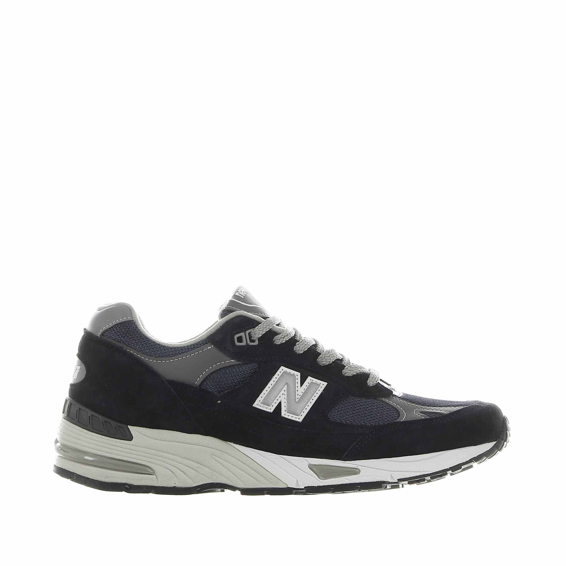 New balance sneaker 991 in camoscio e pelle da uomo
