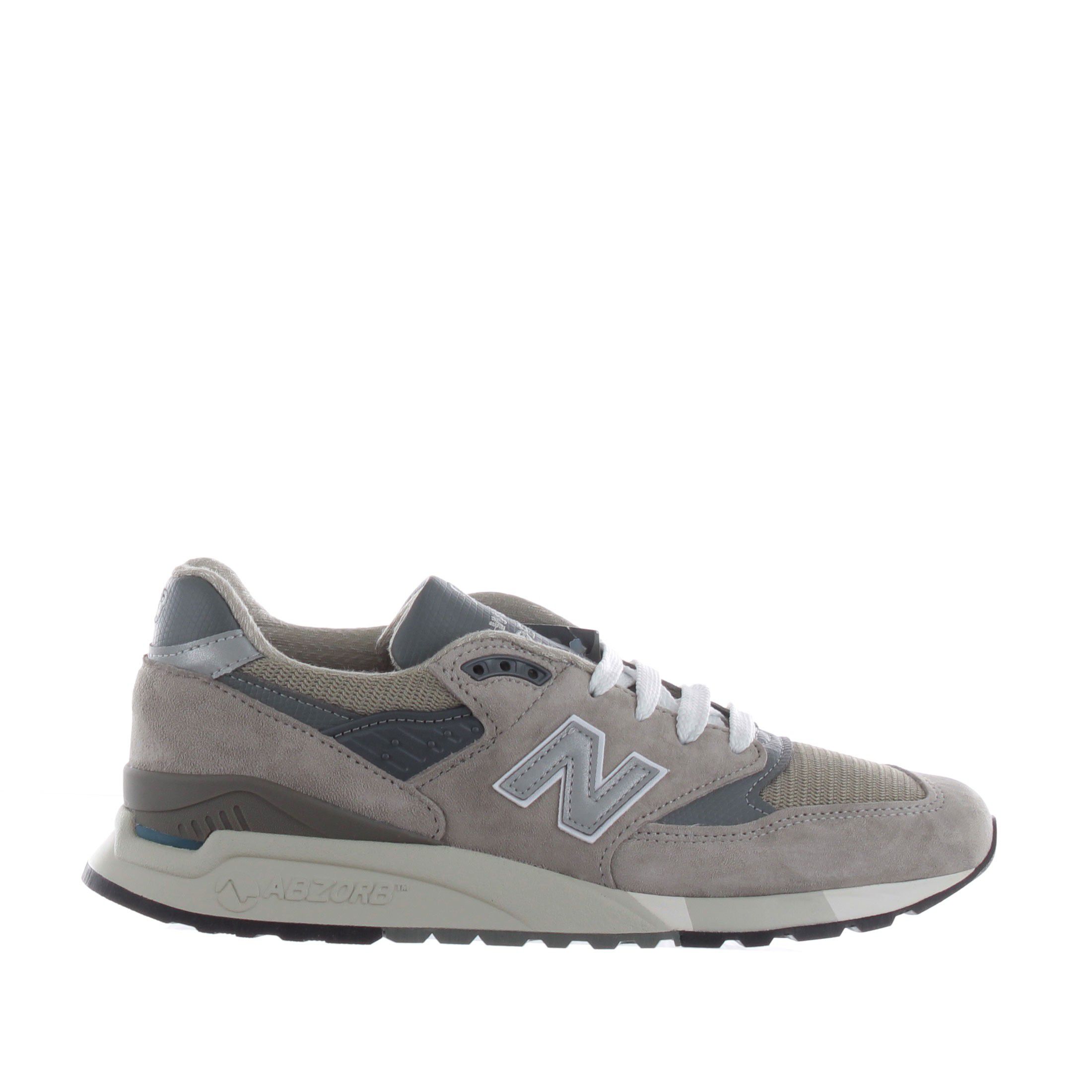 New balance sneaker 998 in camoscio e mesh da uomo