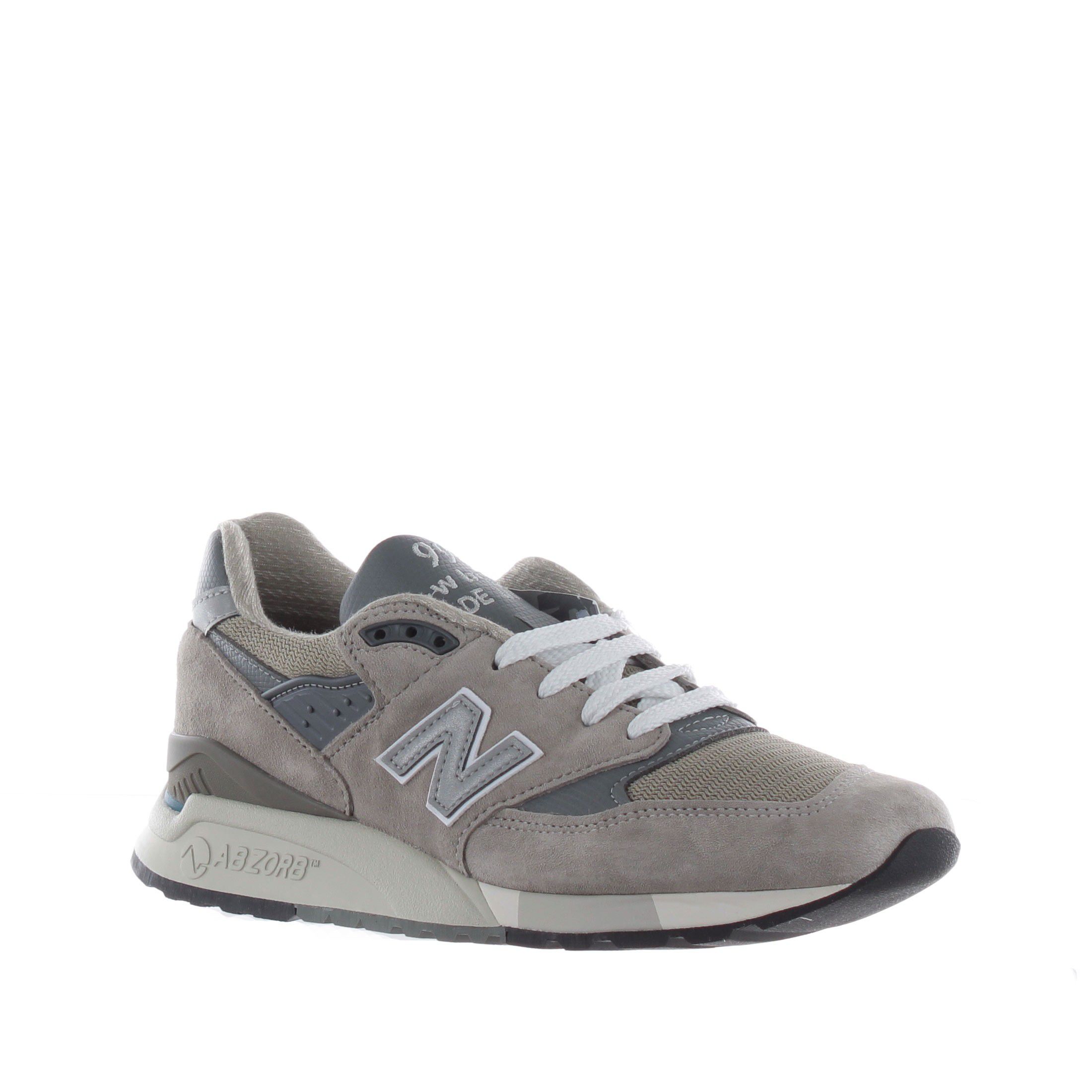 New balance sneaker 998 in camoscio e mesh da uomo