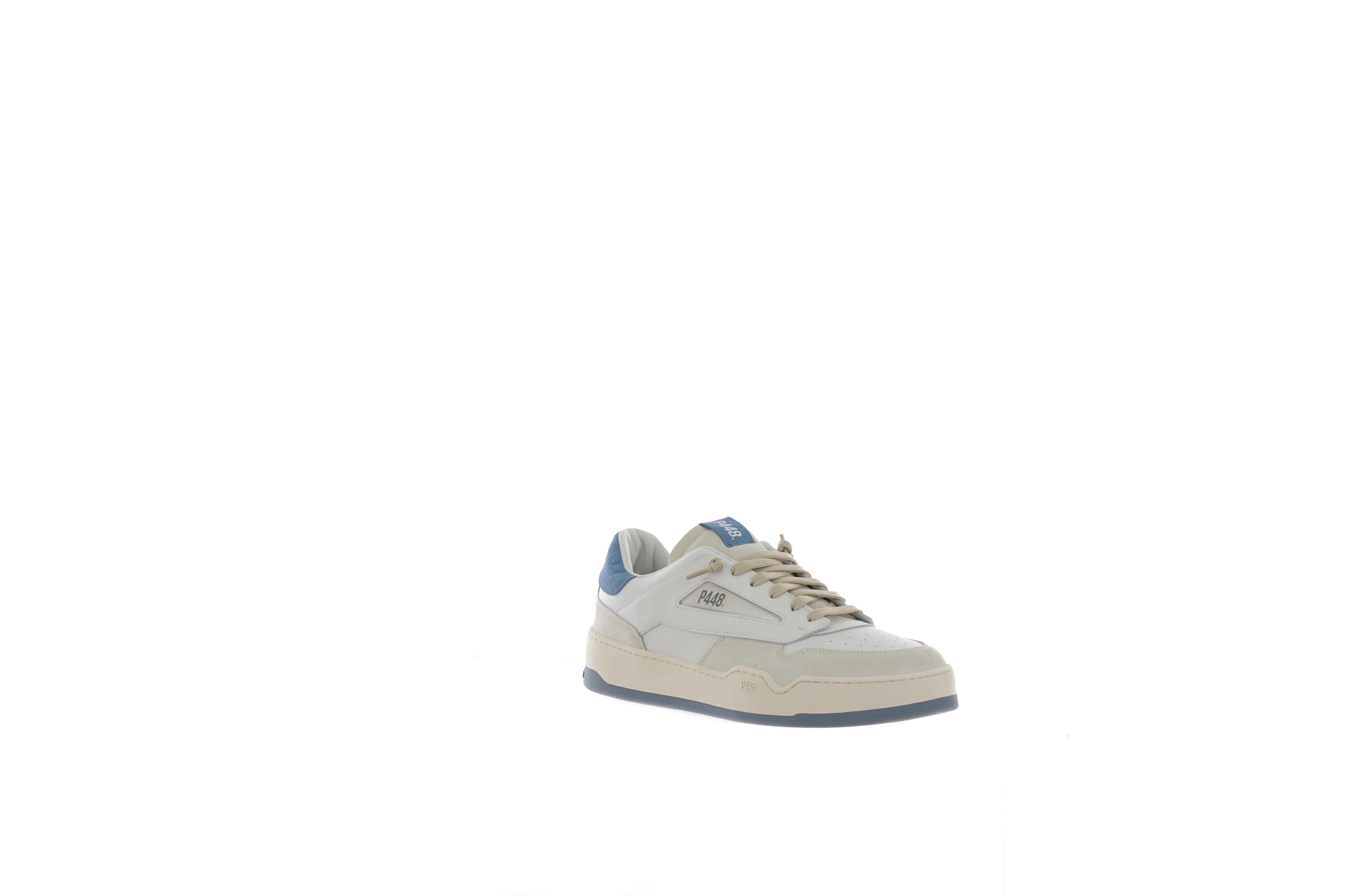 P448 sneaker brixton in camoscio e pelle da uomo