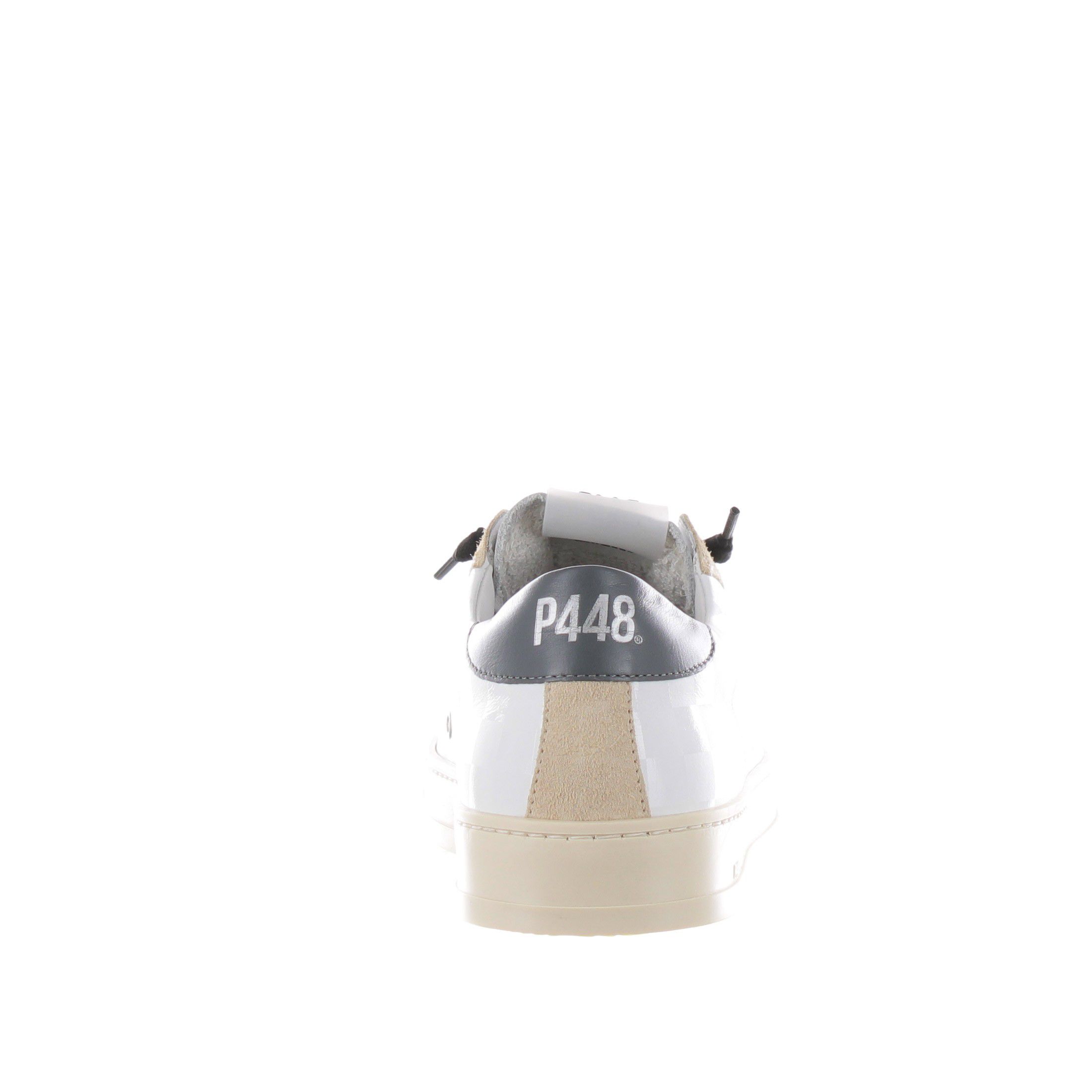 P448 sneaker in pelle con logo p448 perforato da uomo