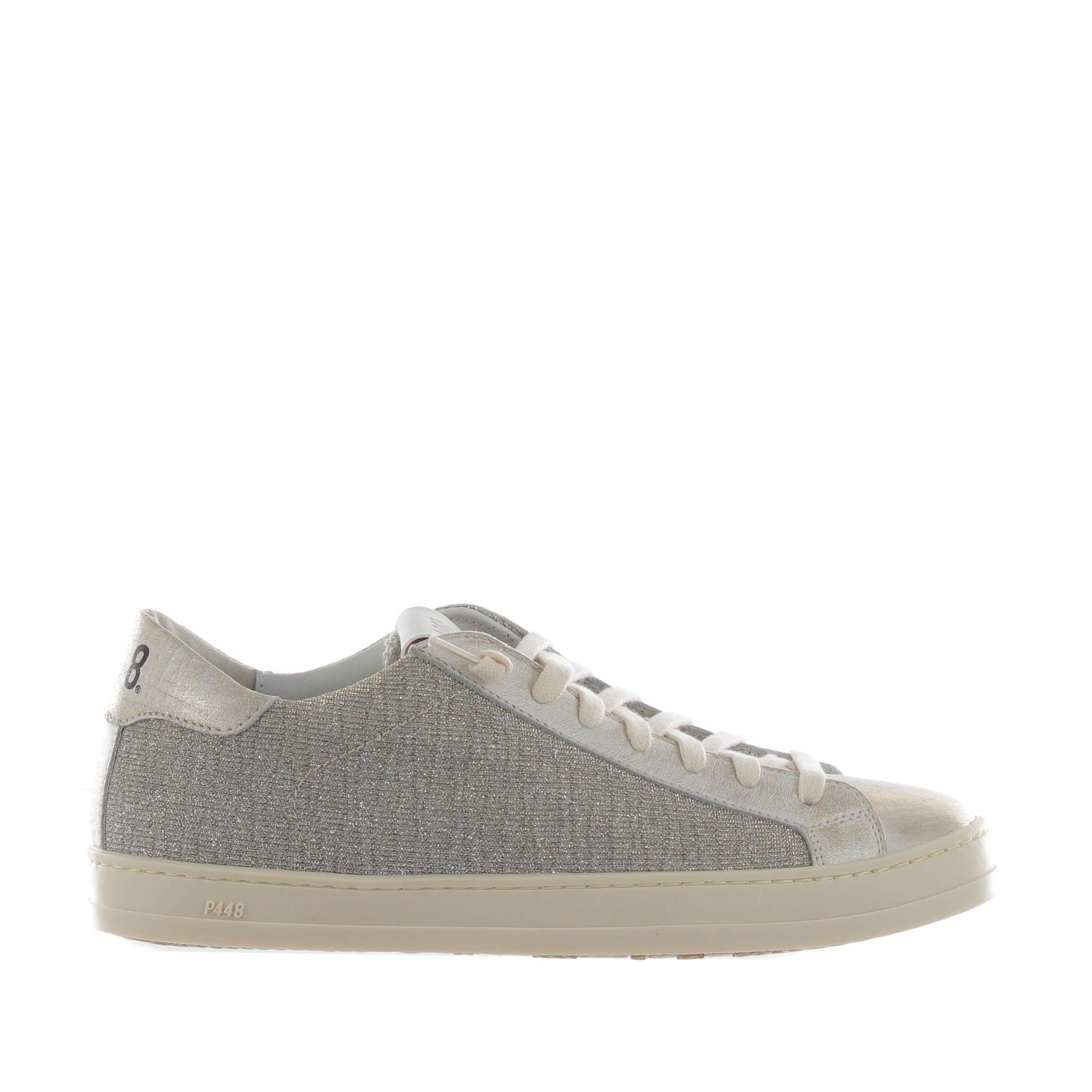 P448 sneaker john in denim shiny da donna