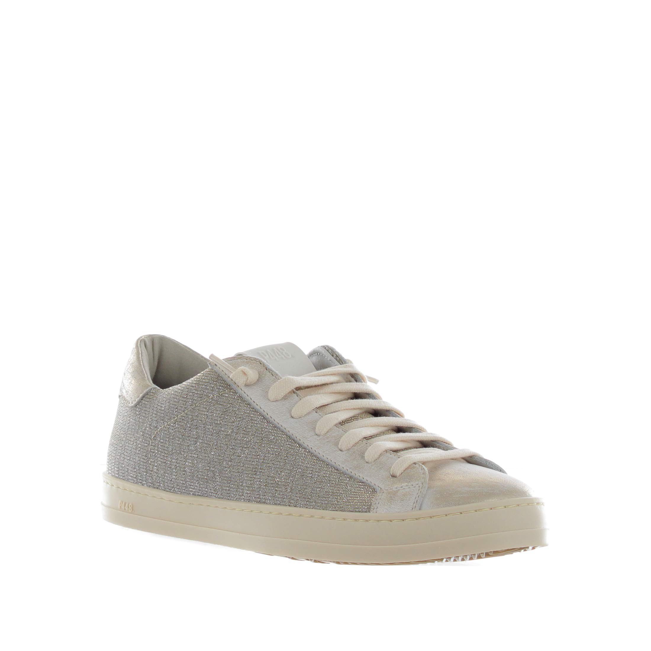 P448 sneaker john in denim shiny da donna