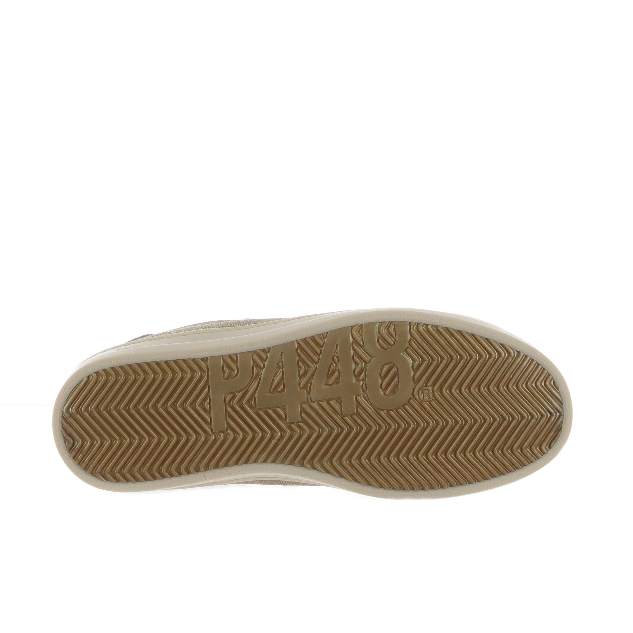 P448 sneaker john in denim shiny da donna