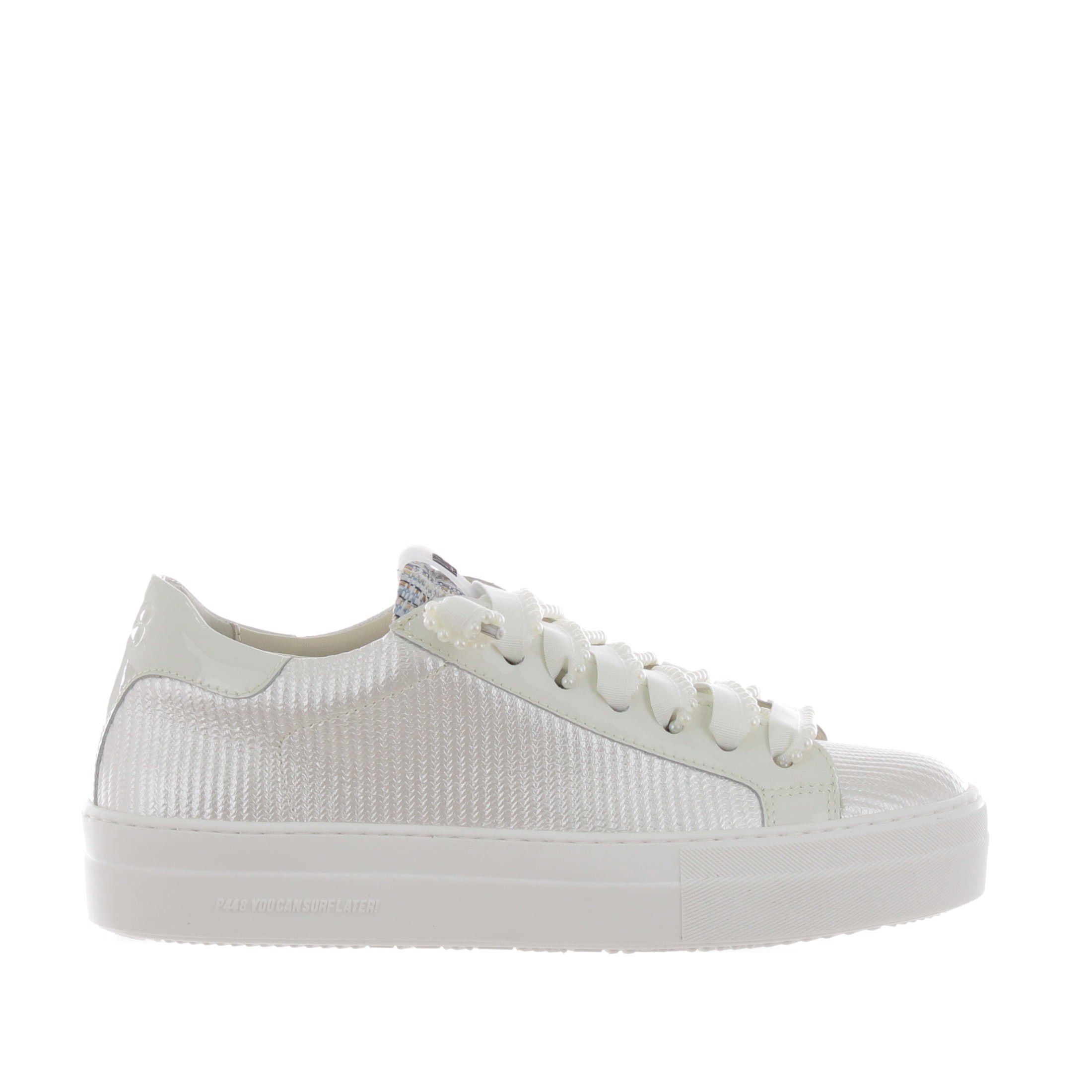 P448 sneaker thea in tessuto intrecciato da donna