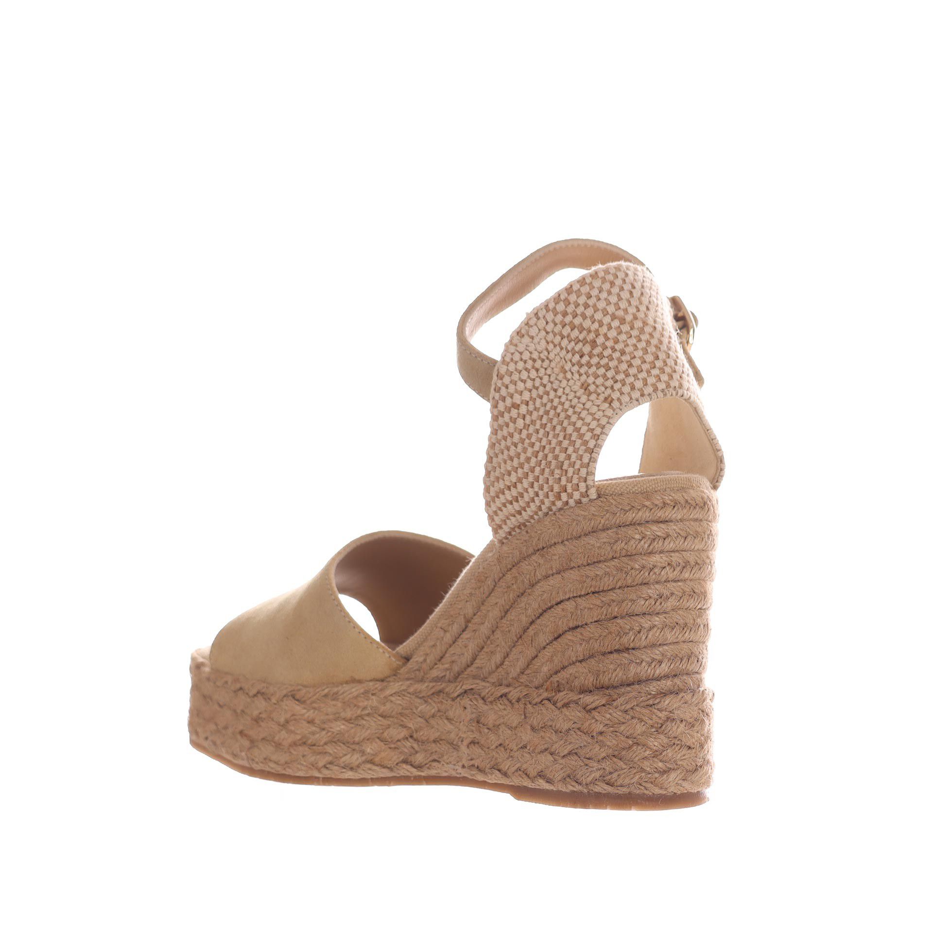 Palomitas espadrillas fiena in camoscio da donna
