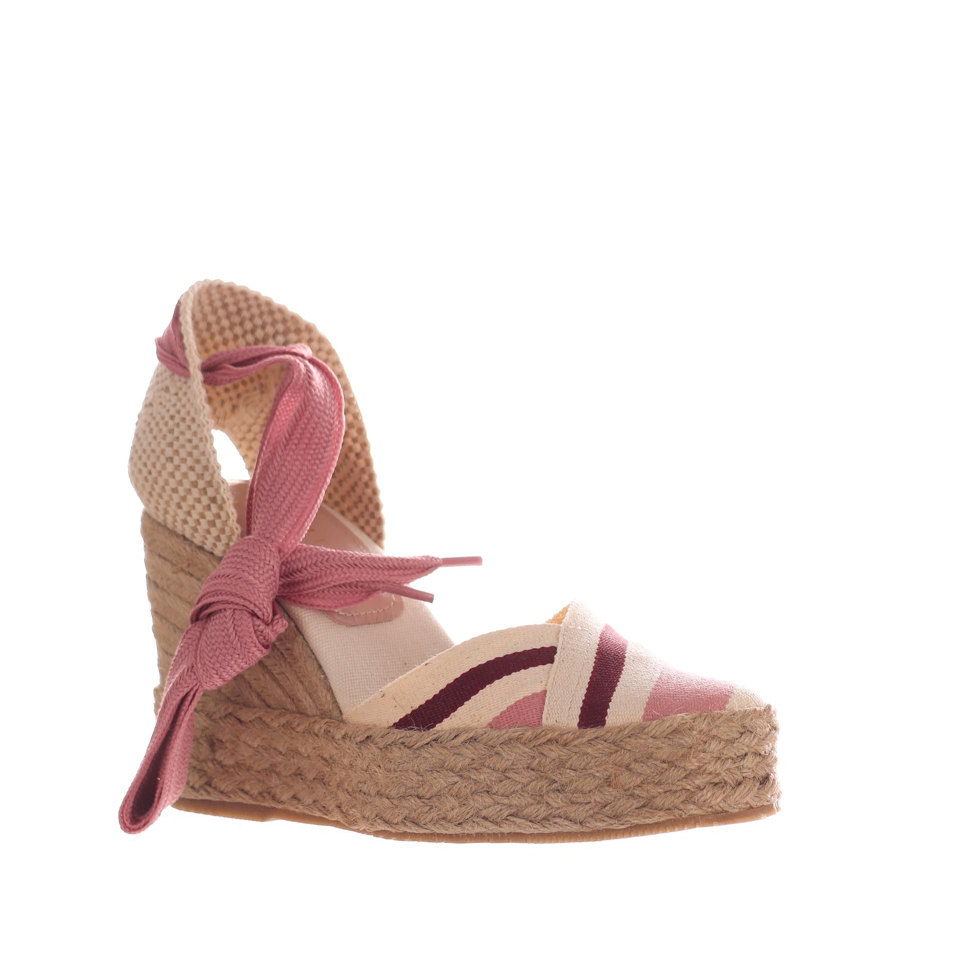 Palomitas espadrillas positano in canvas da donna