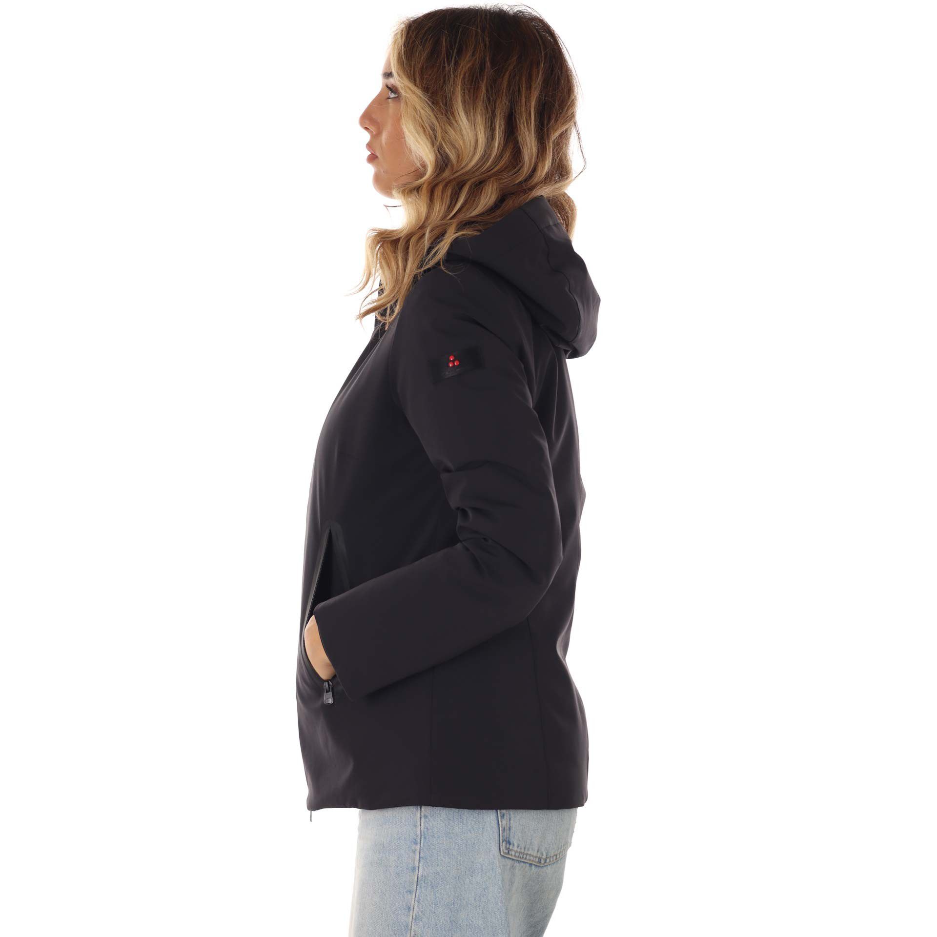 Peuterey giacca antivento slim in nylon bi-stretch da donna