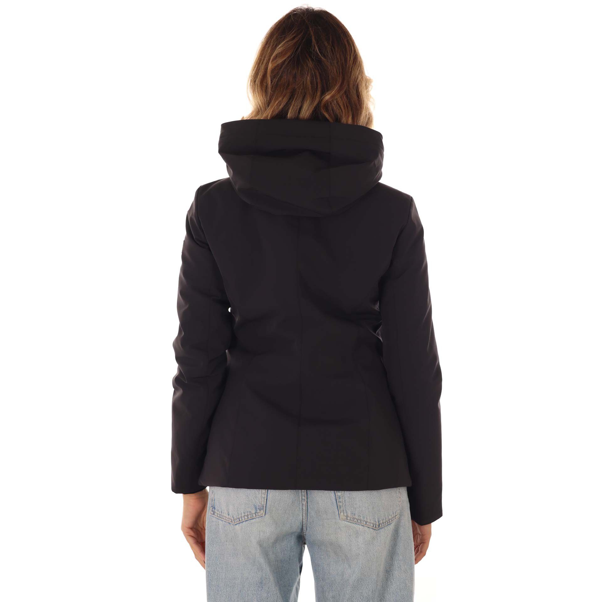 Peuterey giacca antivento slim in nylon bi-stretch da donna