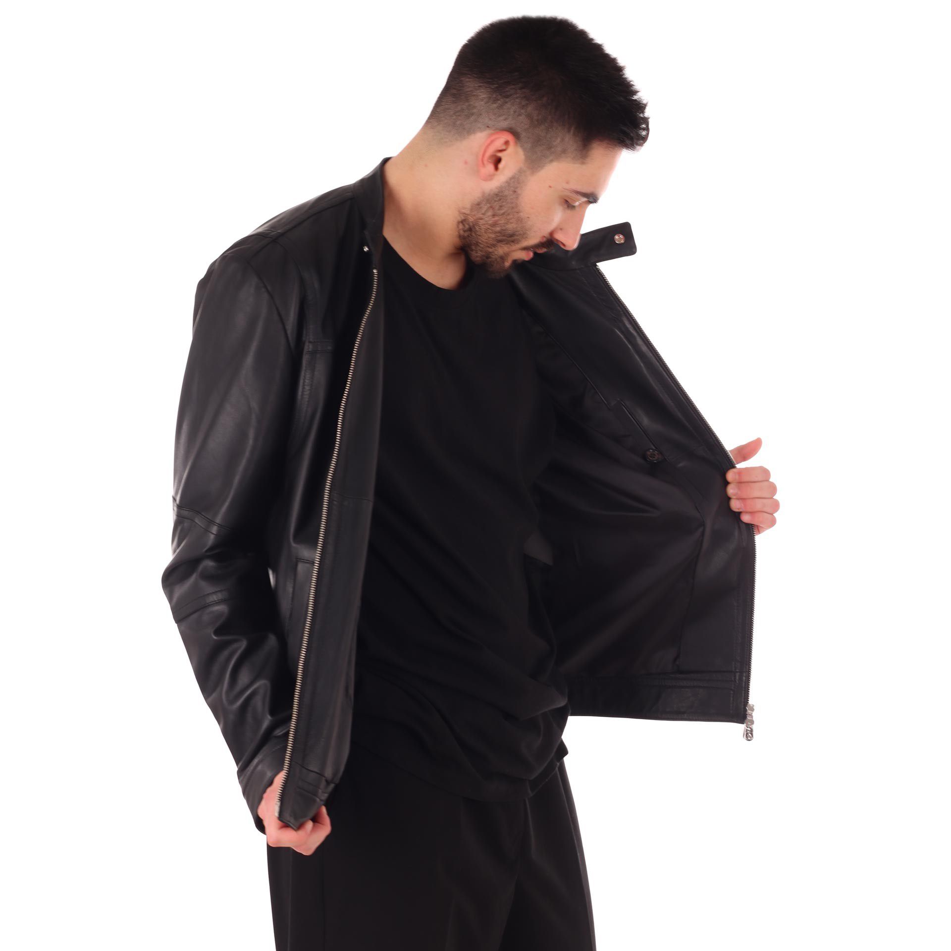 Peuterey jacket saguaro pe 11 in pelle da uomo