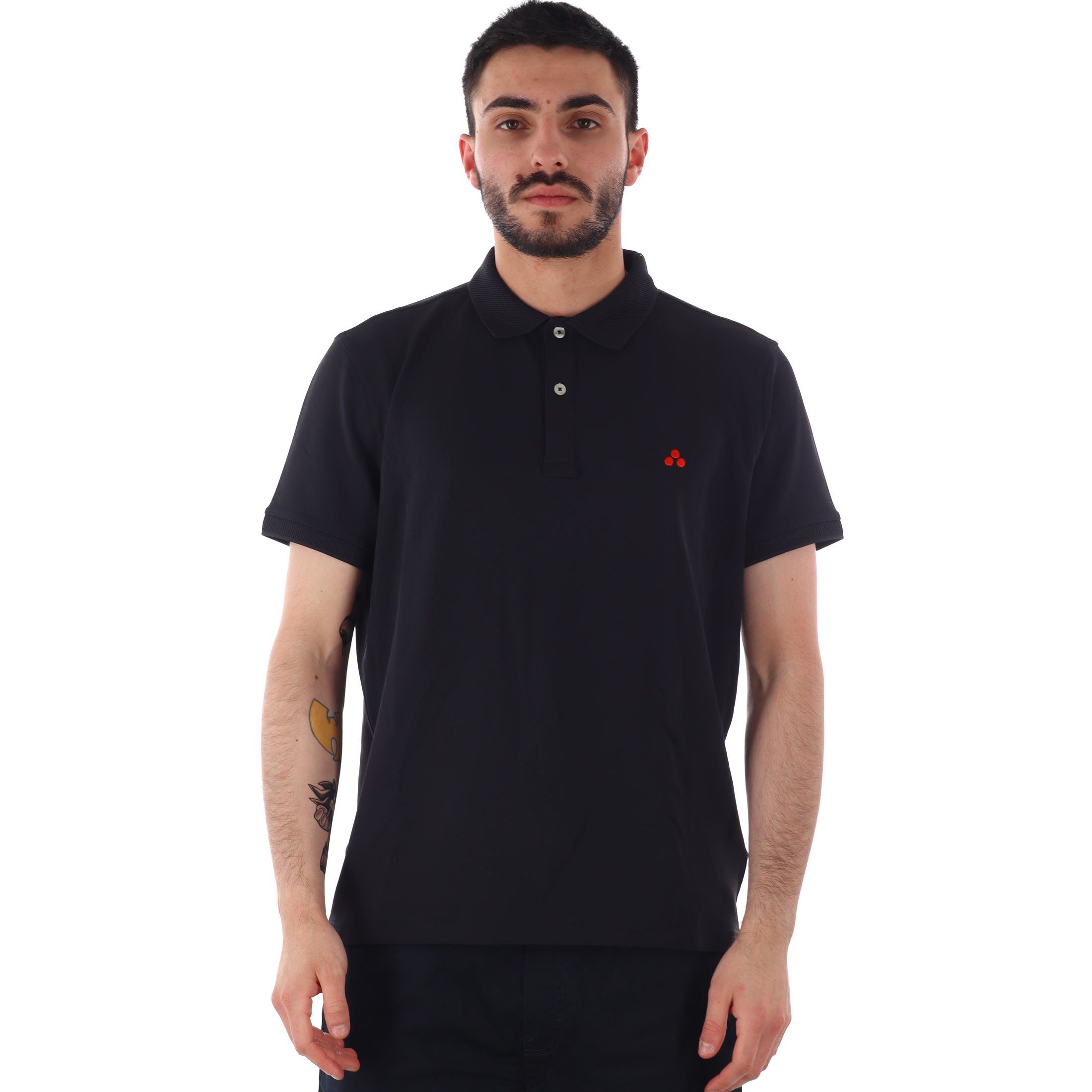 Peuterey polo plantago 02 in piqué di nylon stretch da uomo