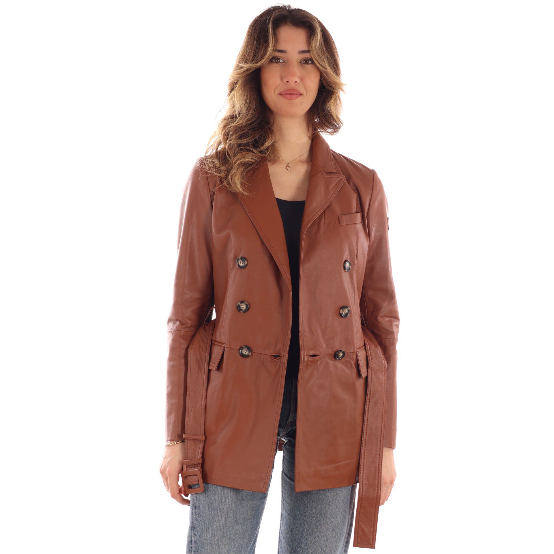 Peuterey trench zulema in nappa da donna