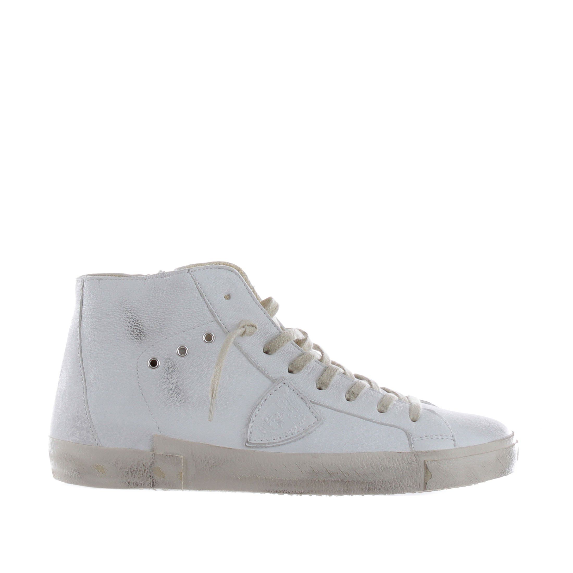 Philippe model sneaker high top paris x in pelle da uomo