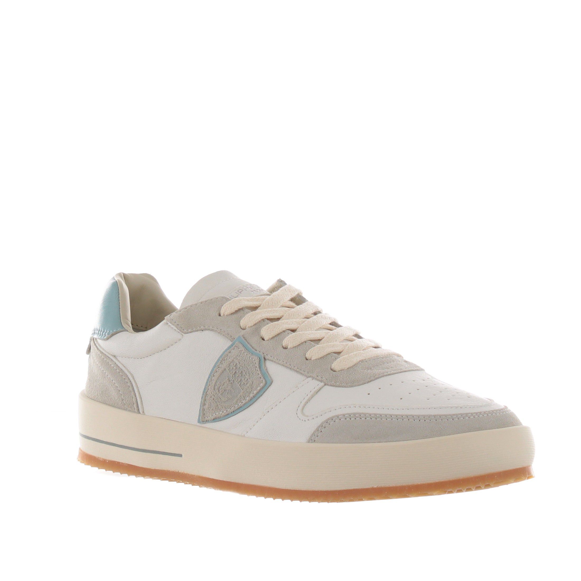 Philippe model sneaker nice low in pelle e camoscio da uomo