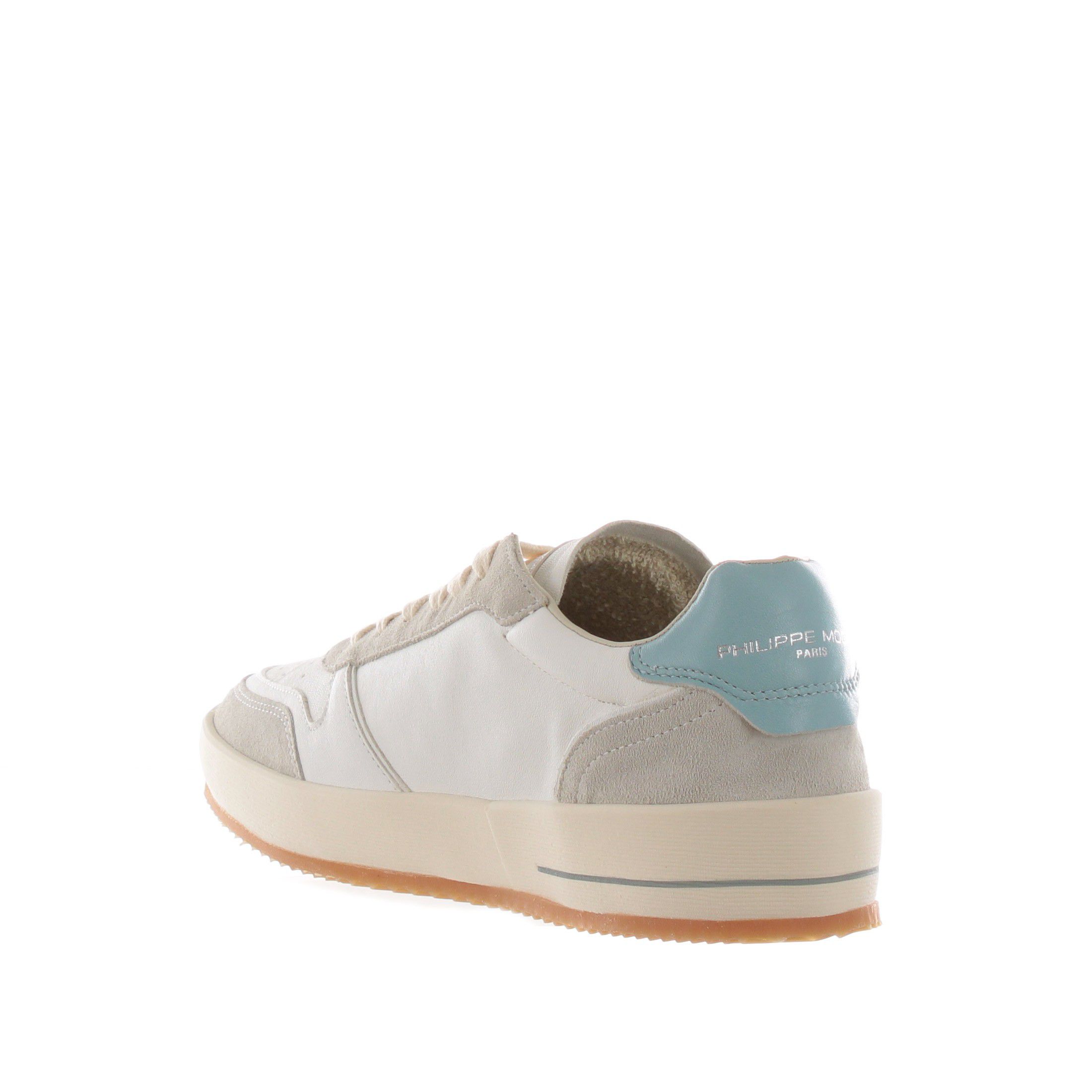 Philippe model sneaker nice low in pelle e camoscio da uomo