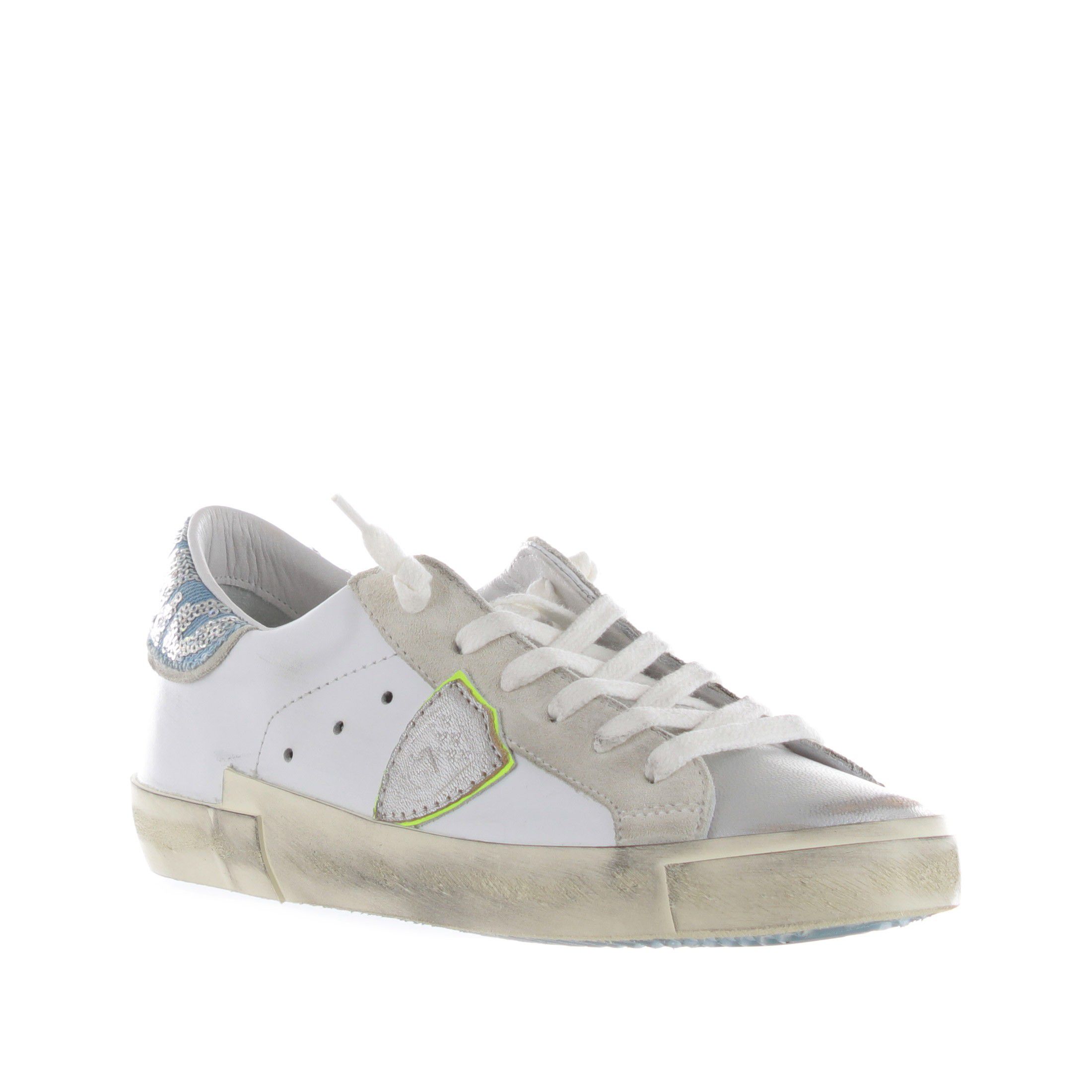 Philippe model sneaker paris x low in pelle da donna