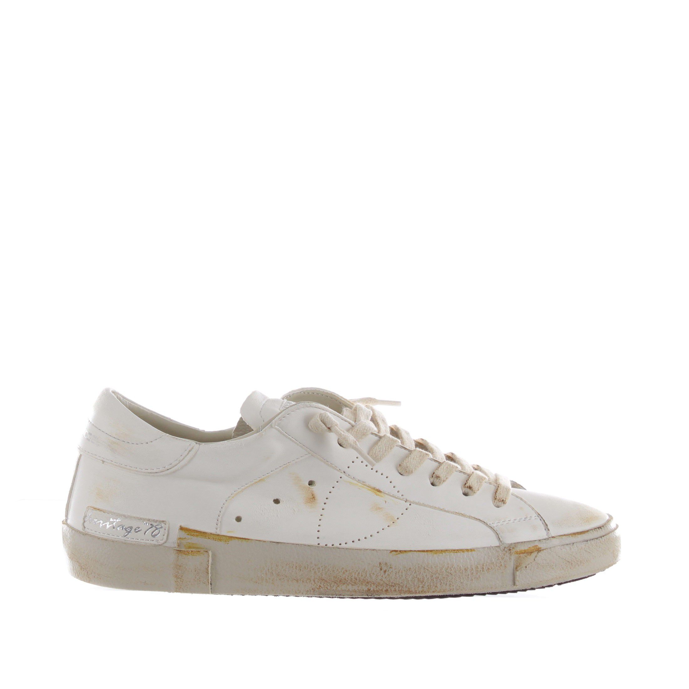 Philippe model sneaker paris x low in pelle vintage da uomo